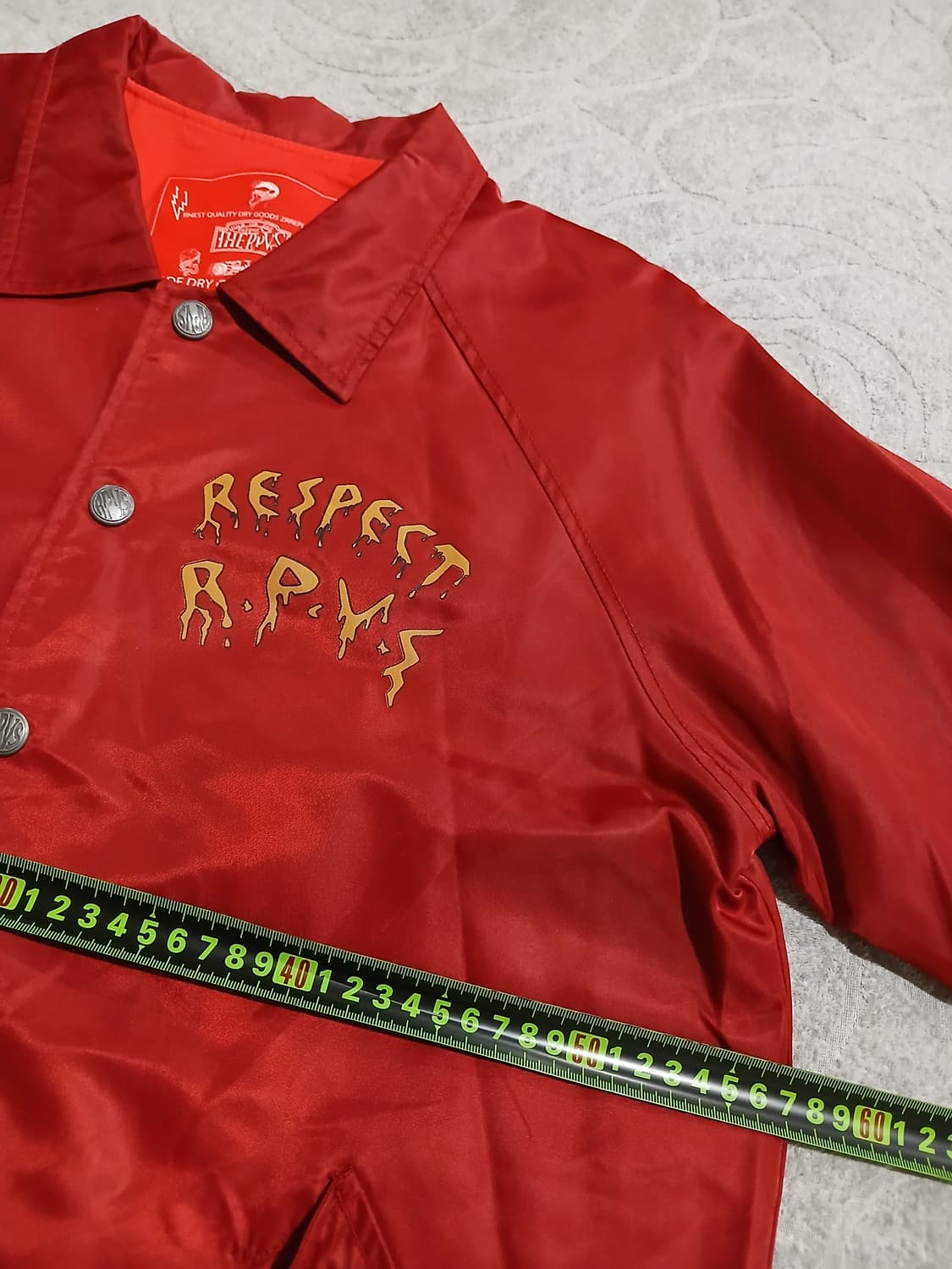 RPVS RESPECT 빈티지 라이더 코치 자켓 (L) 상품이미지8