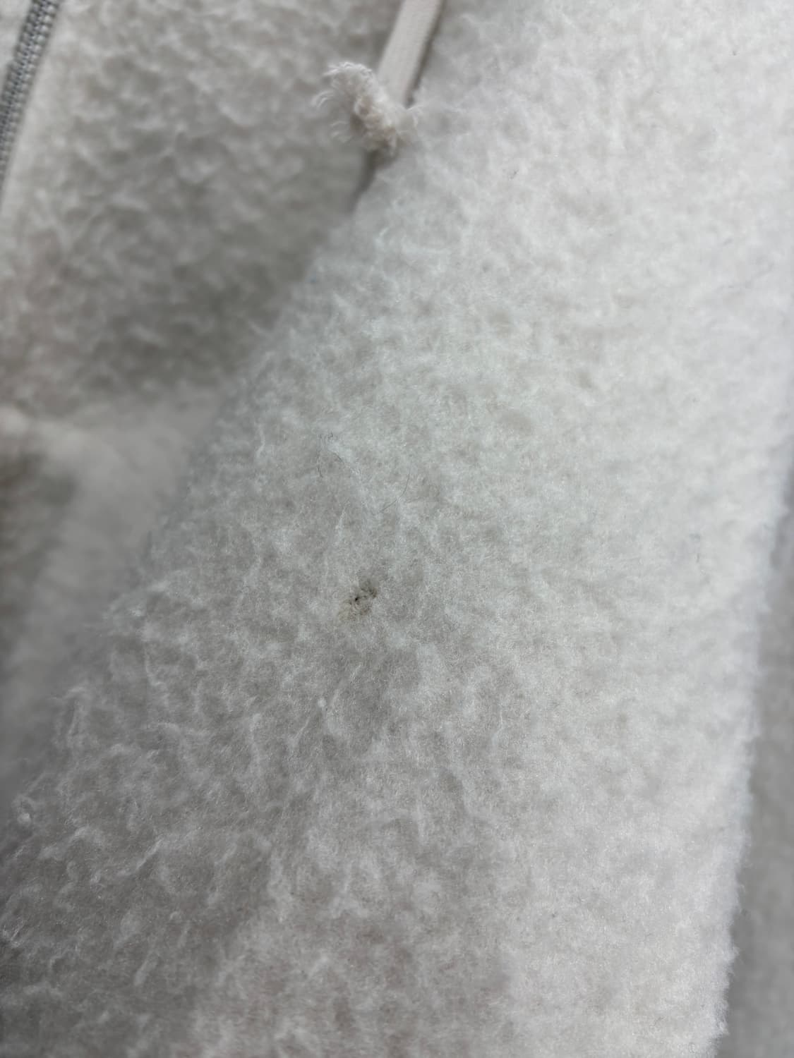 슈프림 플리스 화이트 후드자켓 상품이미지6