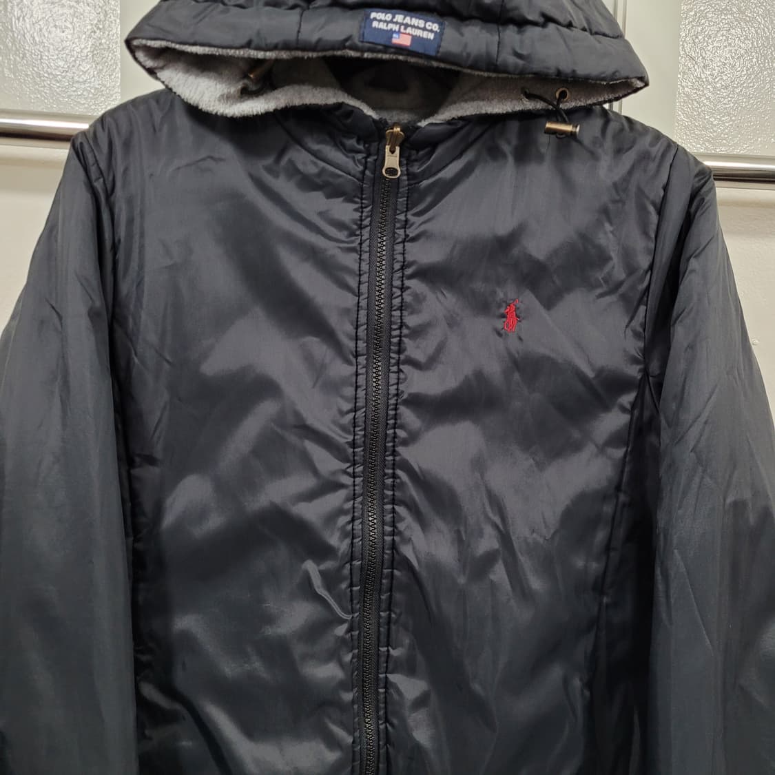 M 폴로 리버시블 후리스 후드점퍼 상품이미지3