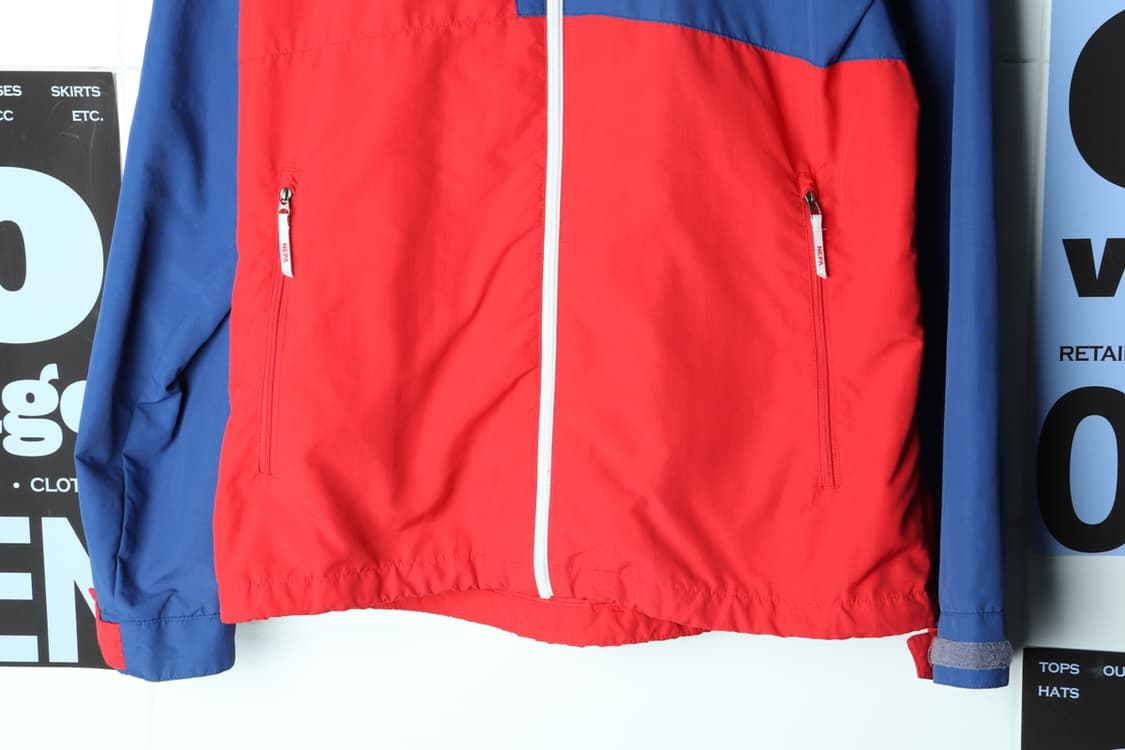 (L-XL) 네파 집업 바람막이 점퍼자켓 등산 레드 블루-H31272 상품이미지4
