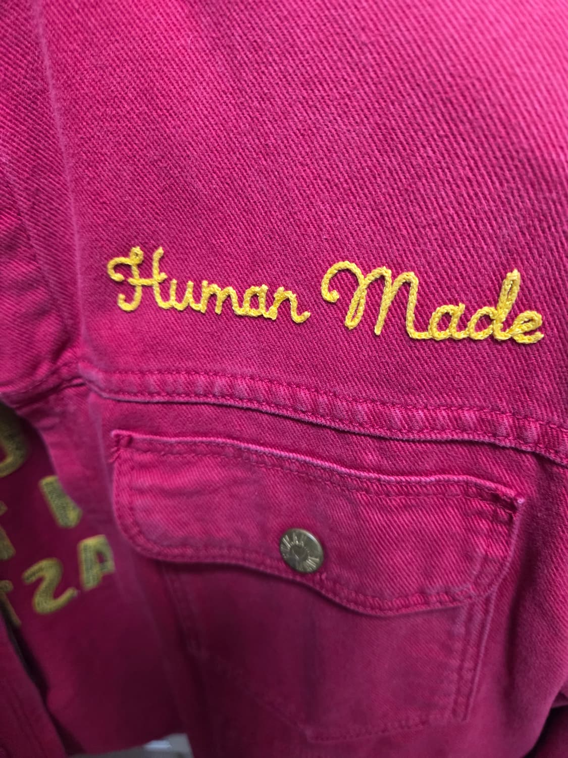 Human Made 휴먼메이드 드리즐러 데님 자켓 레드 S 상품이미지2