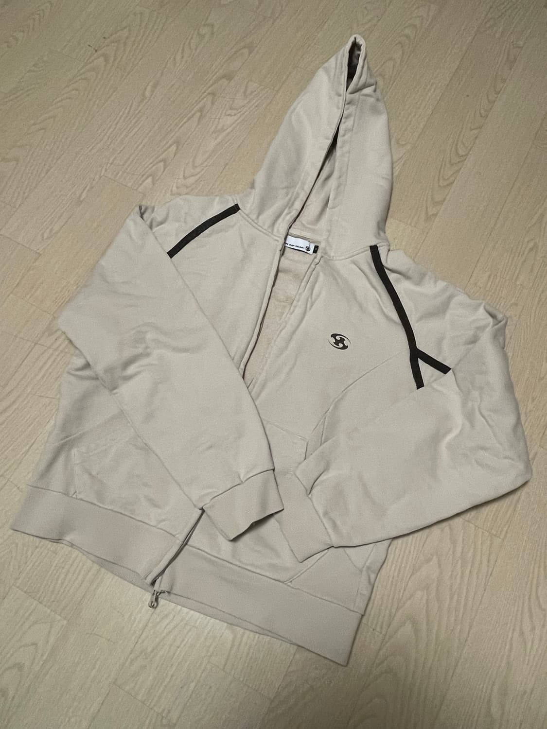 산산기어 22fw 후드집업 2사이즈 베이지 상품이미지1