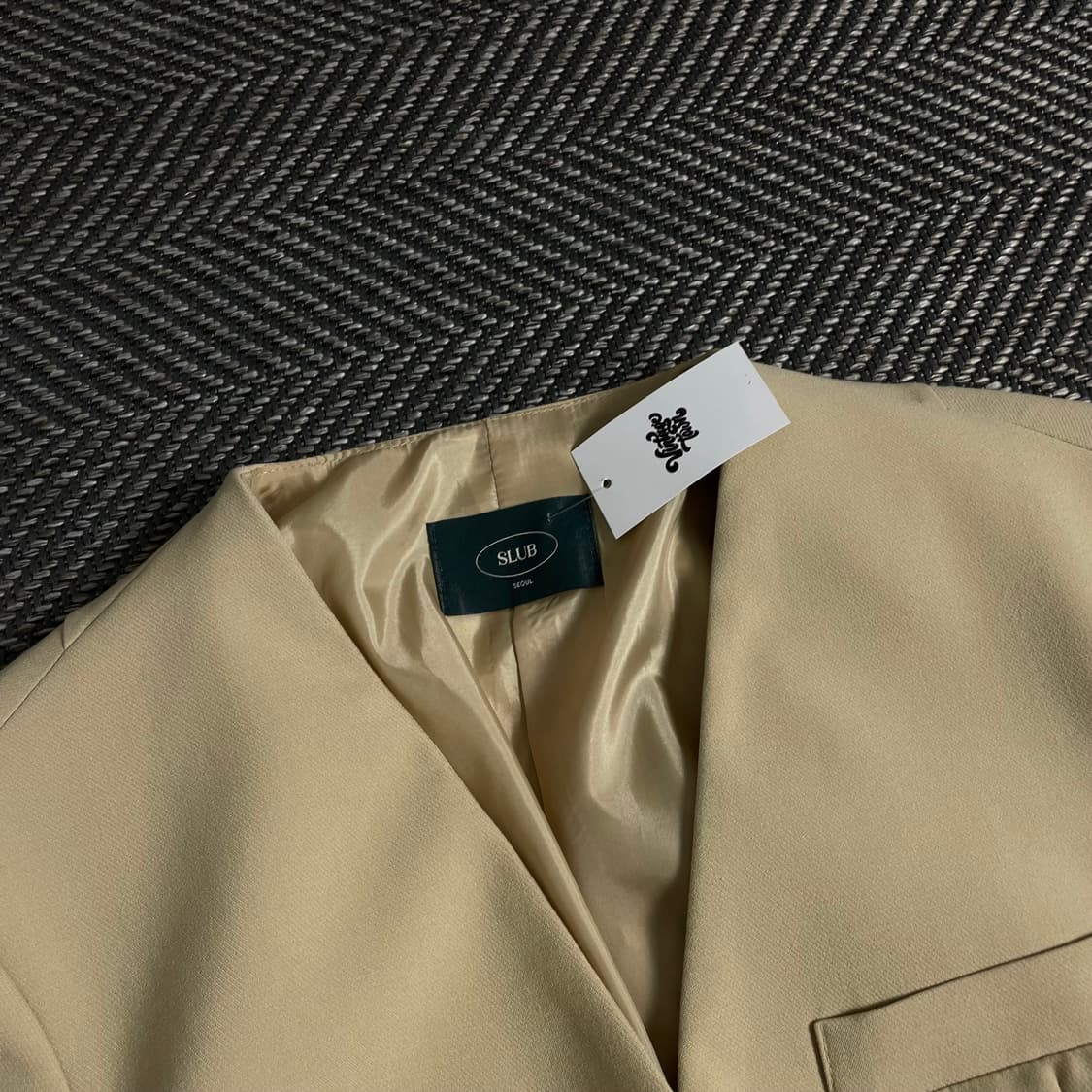 SLUB 우먼스 미니멀 블레이저 자켓o 3631 상품이미지5