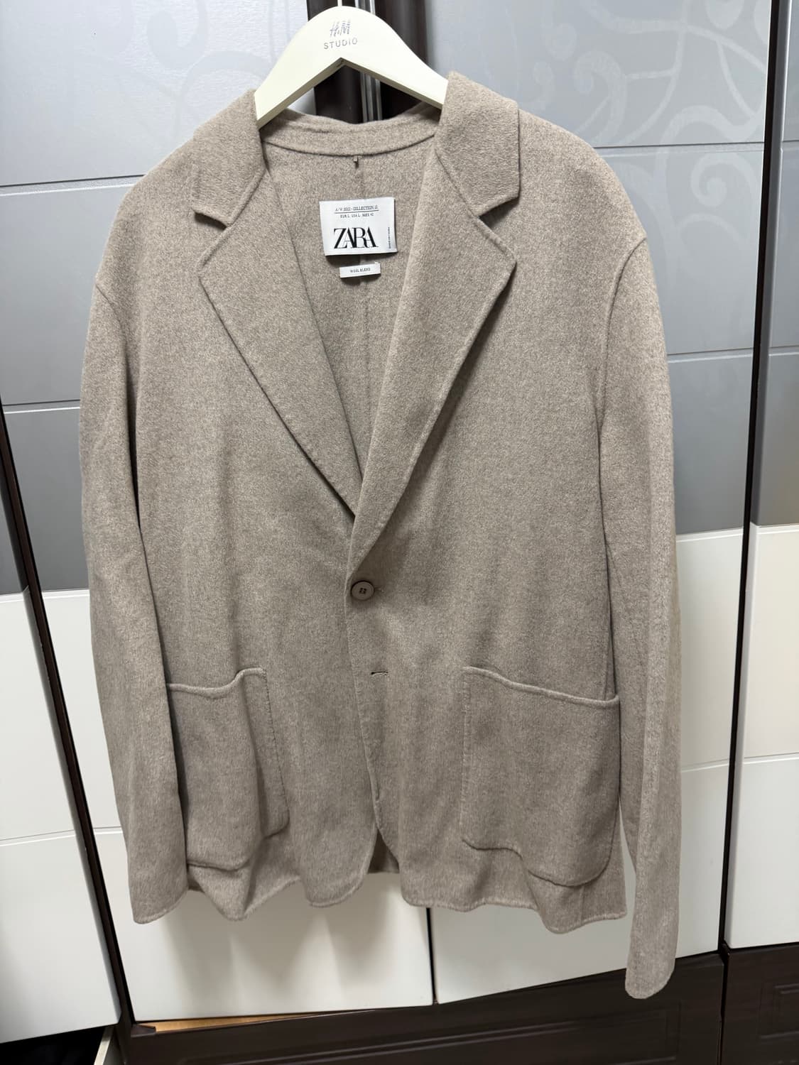 자라 리미티드 울 블레이져 L 상품이미지2