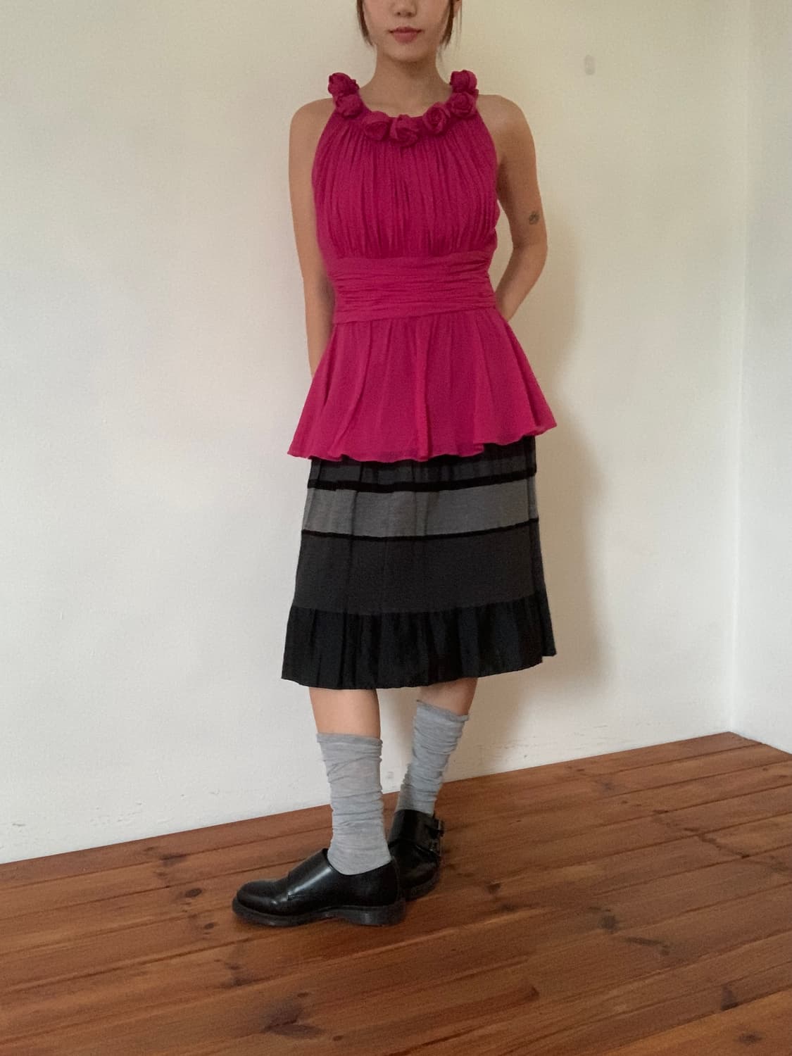 Stripe Banding Skirt 상품이미지5