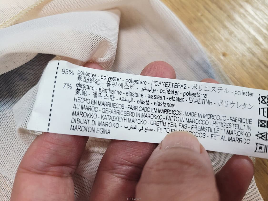 자라(ZARA) 시스루 탑 55-66 새상품 상품이미지6