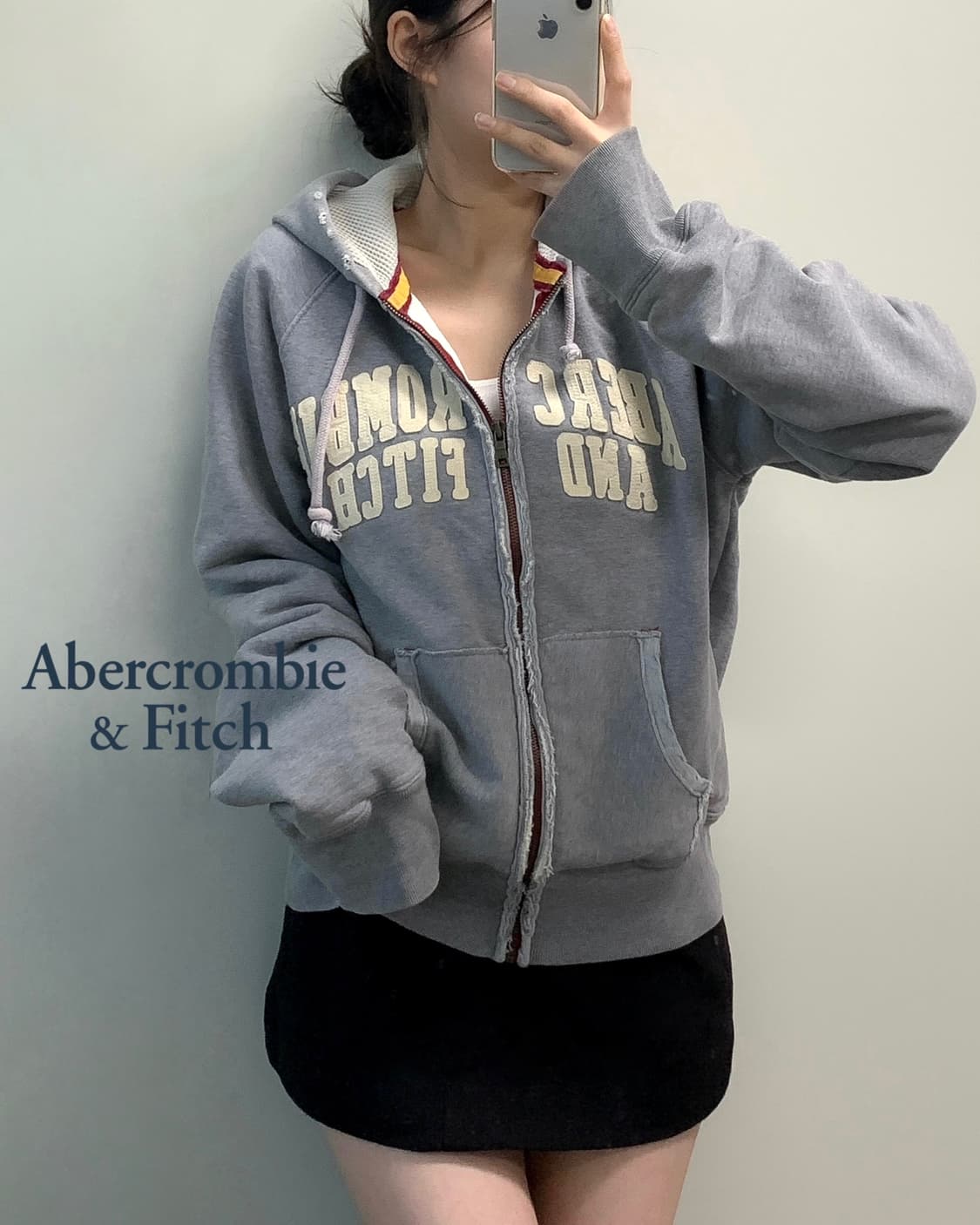 아베크롬비 써멀 후드집업 상품이미지1