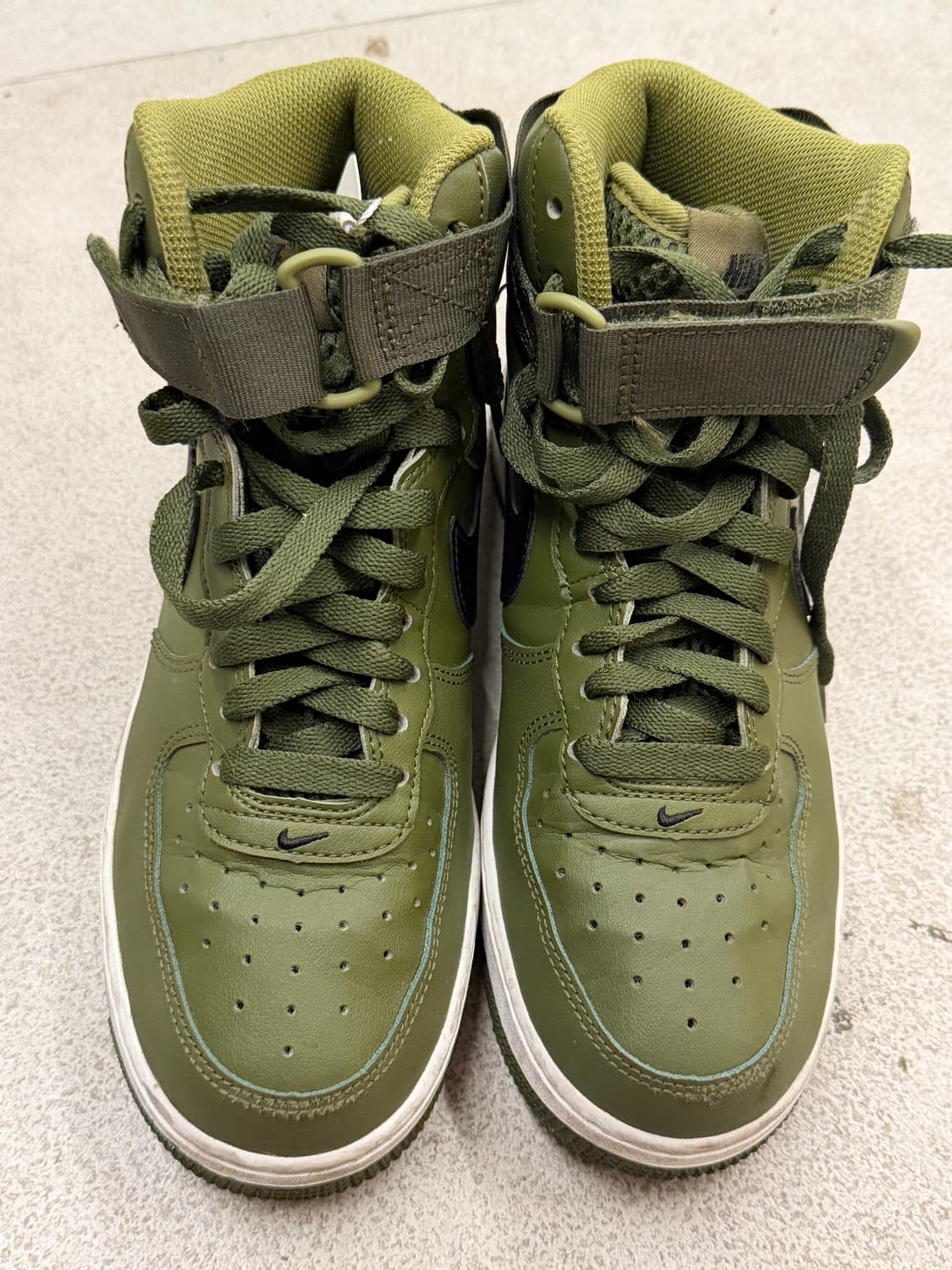 나이키 에어포스 1 하이 Hoops Pack (카키) 상품이미지2