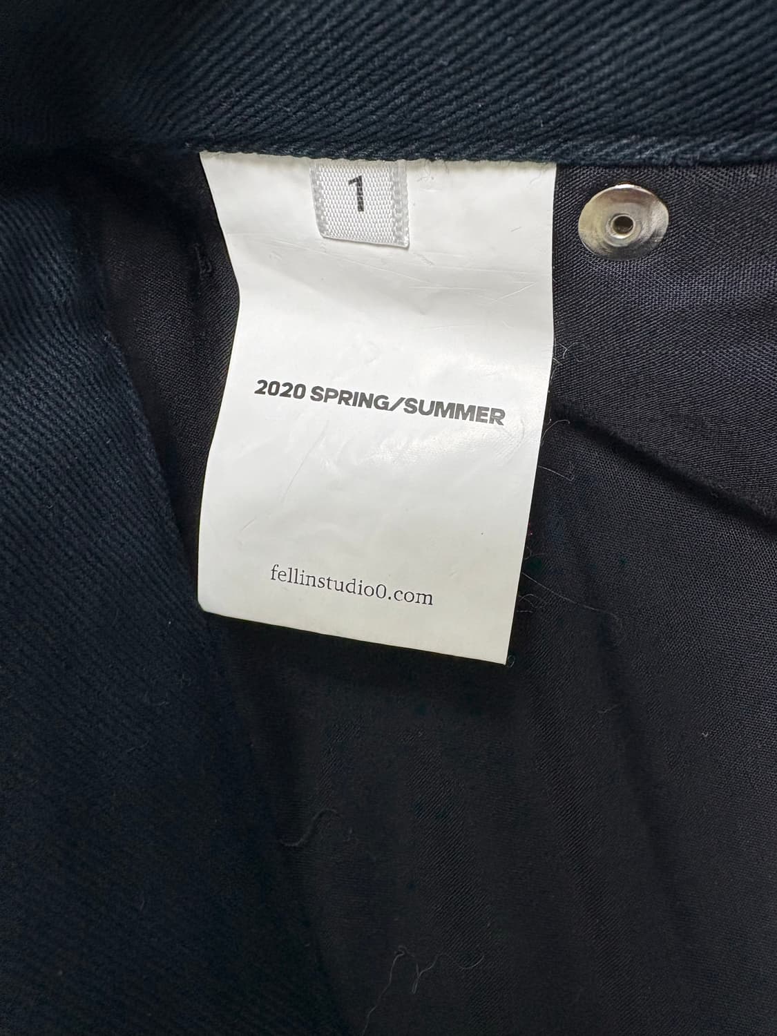 펠린 스튜디오 데님 팬츠 블랙 상품이미지7