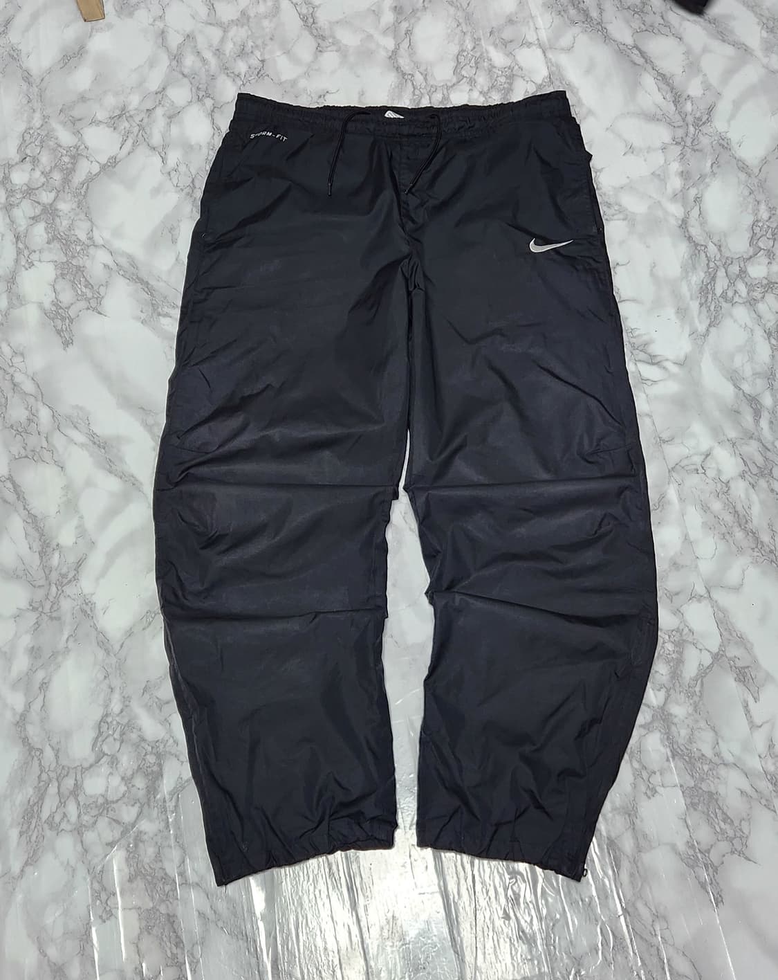 나이키 블랙 트랙팬츠 바람막이 와이드 바지 상품이미지2