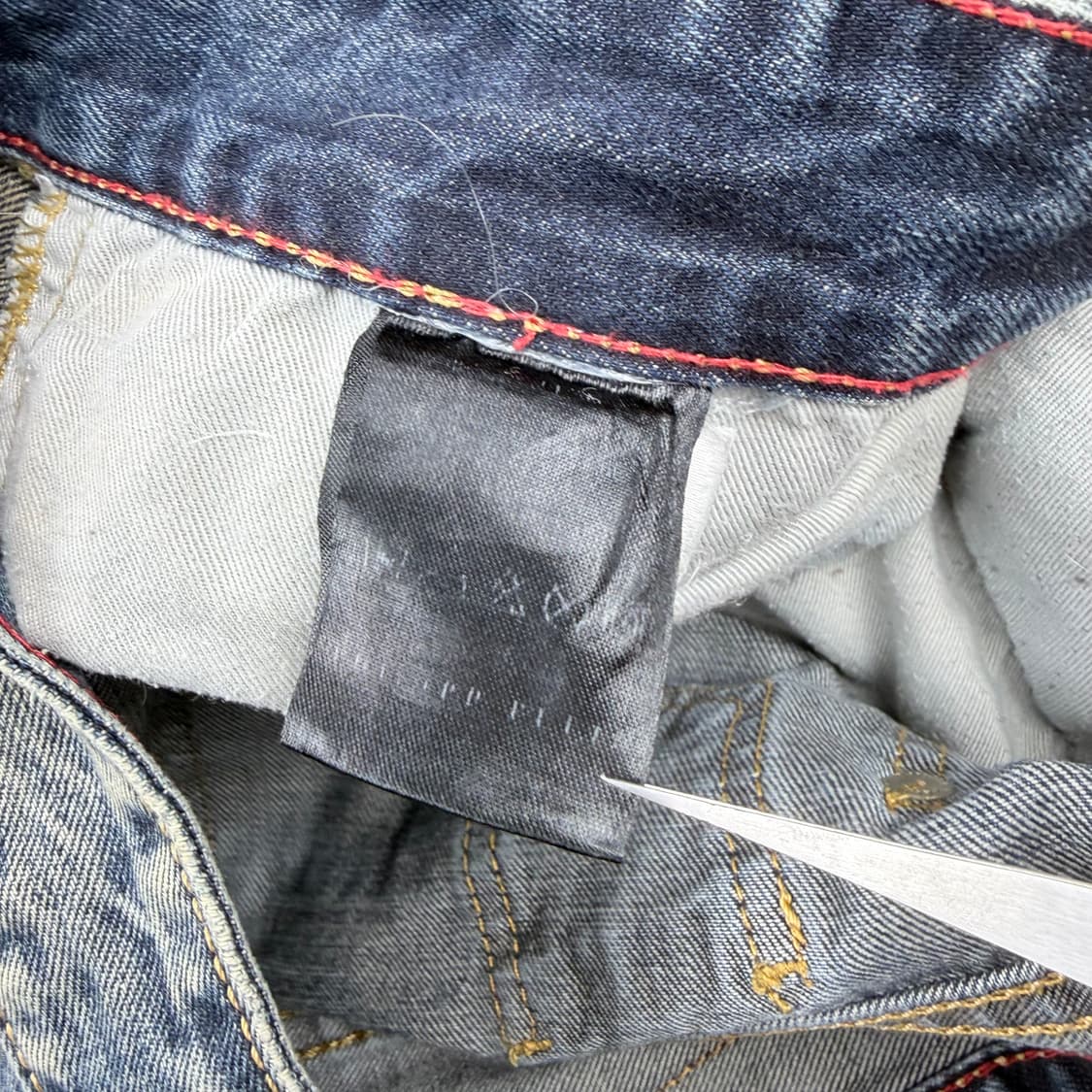 필립플레인 스컬 자수 스트레이트컷 데님 상품이미지5