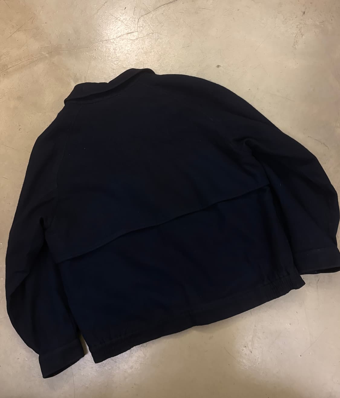 Burberry Navy Wool Harrington Jacket 상품이미지2