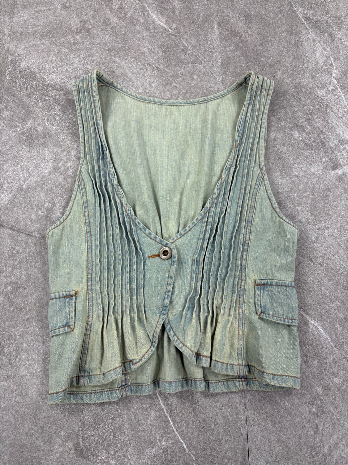 Vintage Denim Vest  상품이미지1