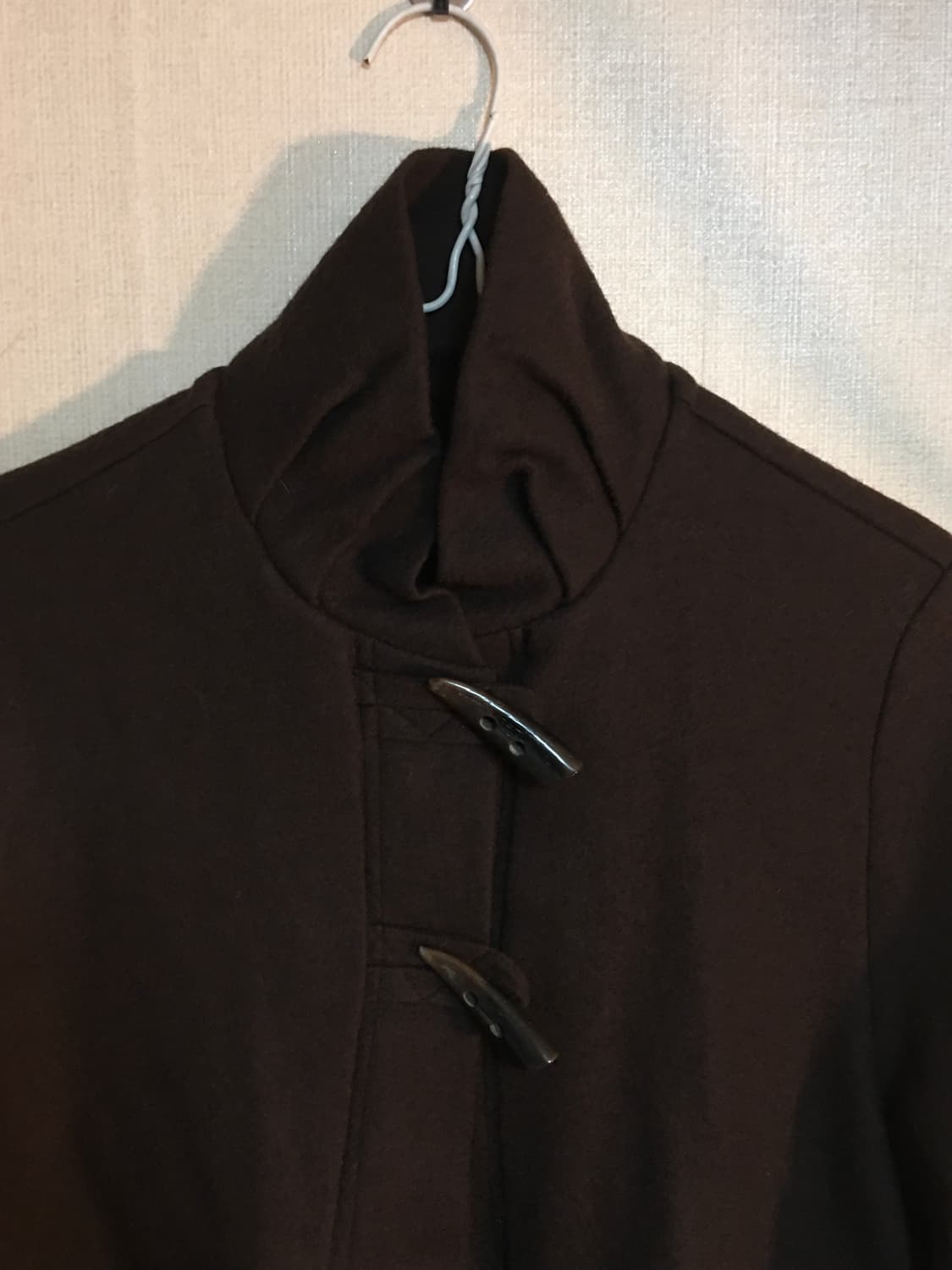 브라운 떡볶이 단추 하이넥 자켓 코바프리즈프레임오츠빈티지ayadz입질연 상품이미지3