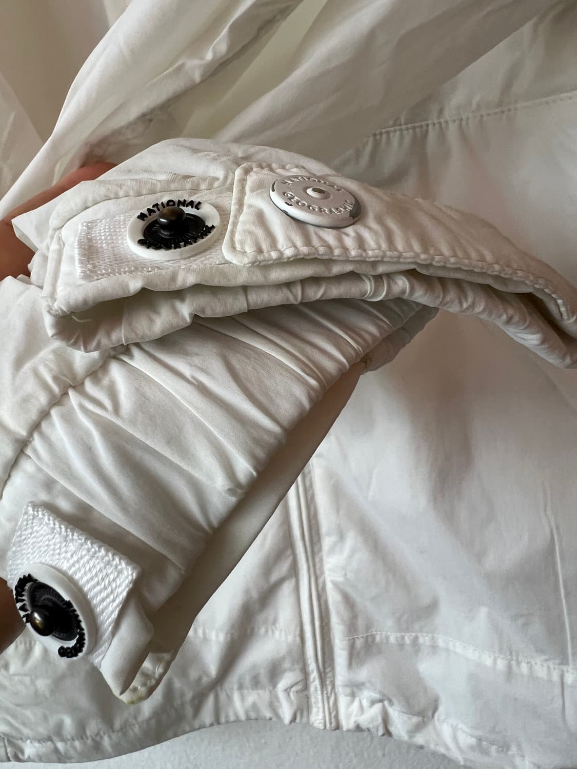 내셔널지오그래픽 키즈 아이보리윈드브레이커 바람막이후드점퍼 상품이미지5