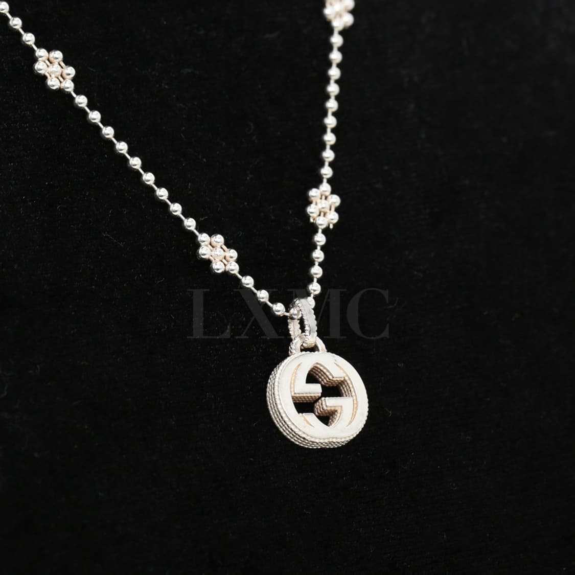 구찌 인터로킹 플라워 GG 로고 목걸이 실버 네크리스 479221 상품이미지9