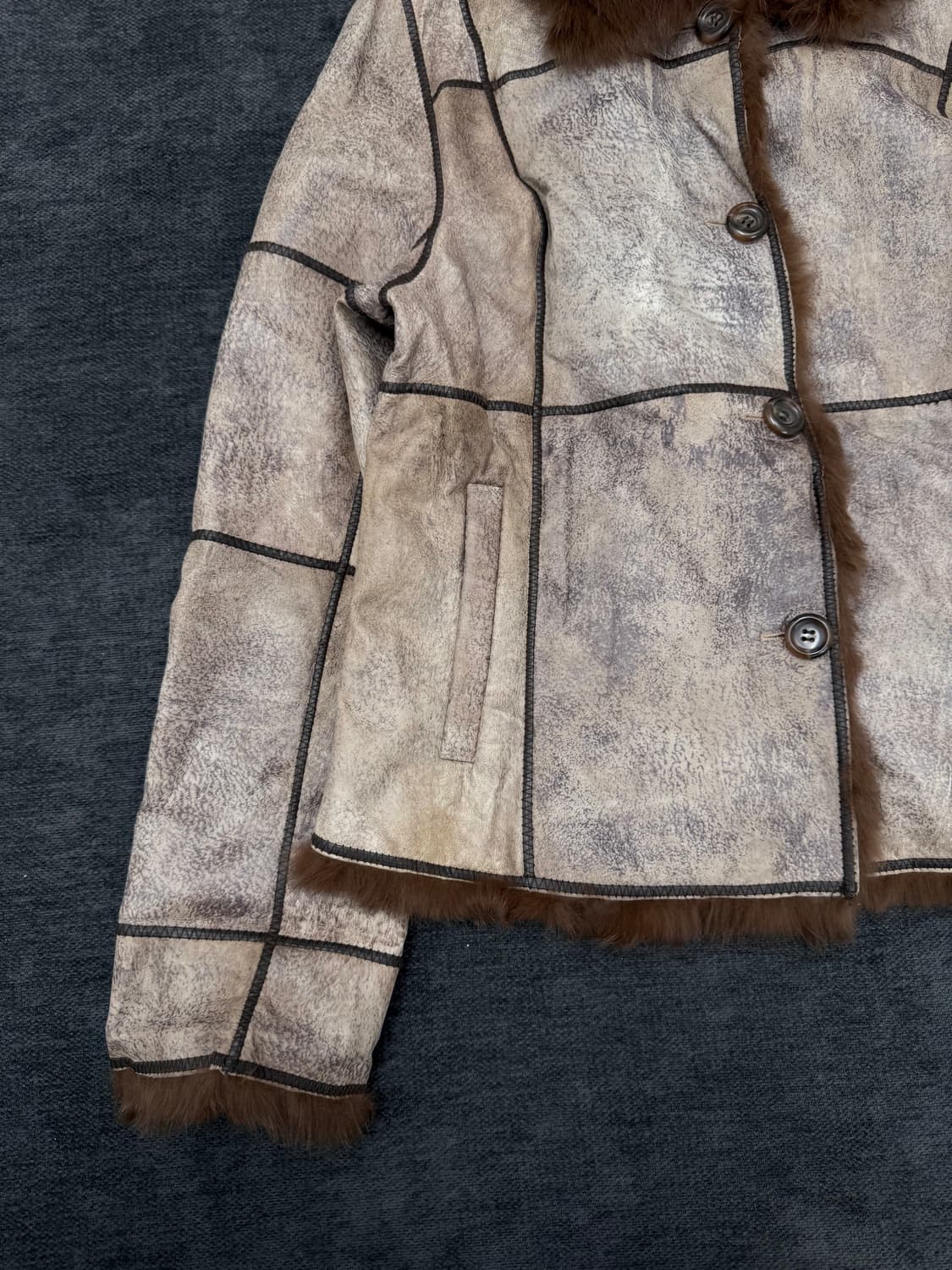 빈티지 래빗 시어링 자켓 상품이미지3