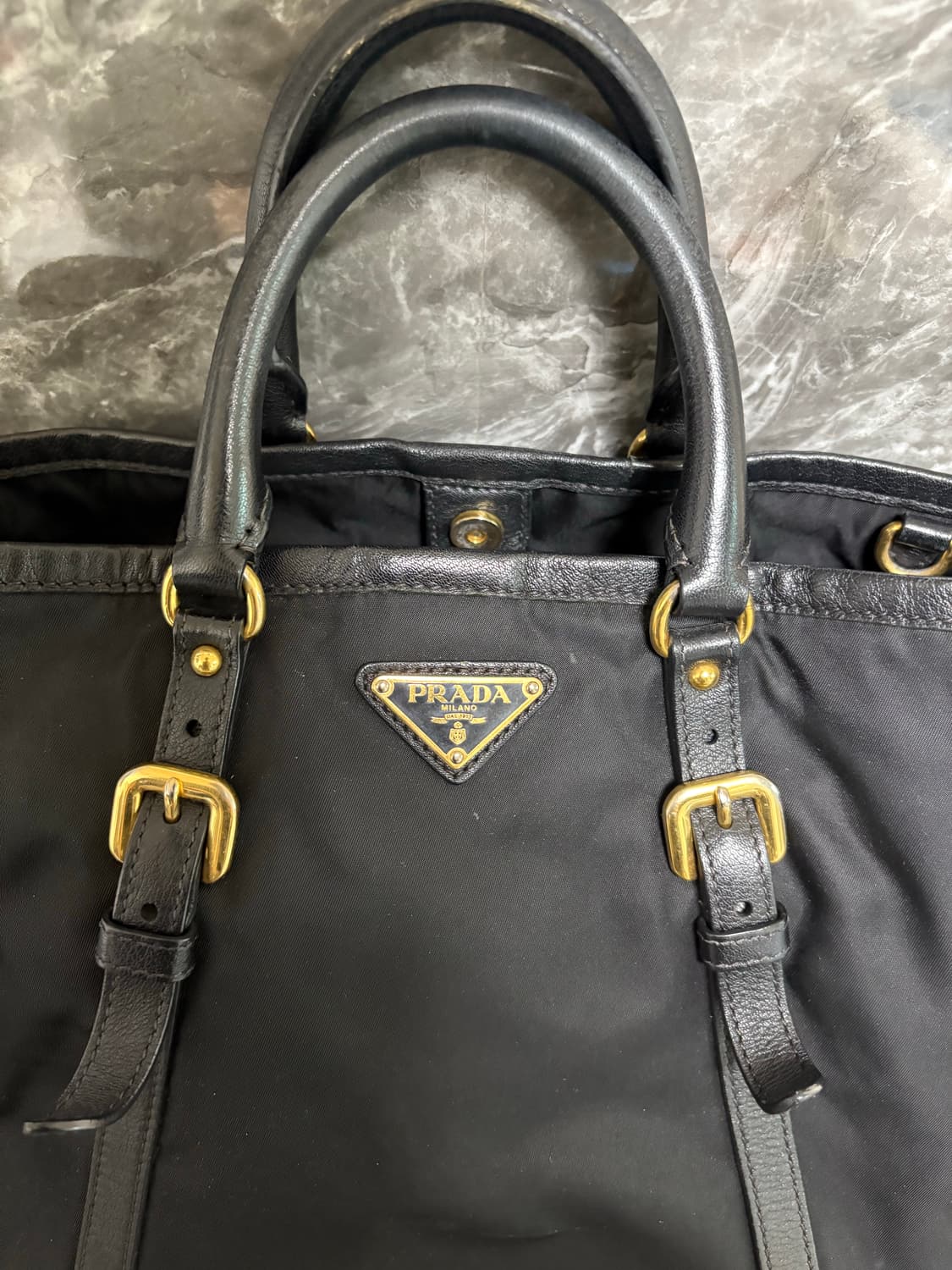 프라다 리나일론 트라이앵글 삼각로고 핸드백/토트백 상품이미지3