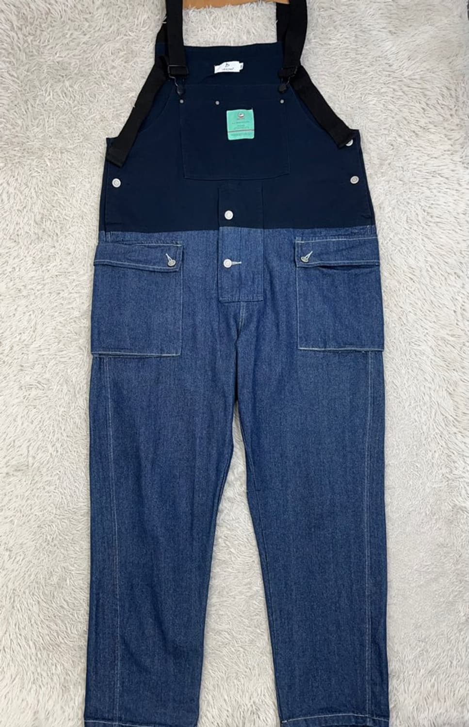 빈티지 배색 오버롤/#2753 상품이미지2