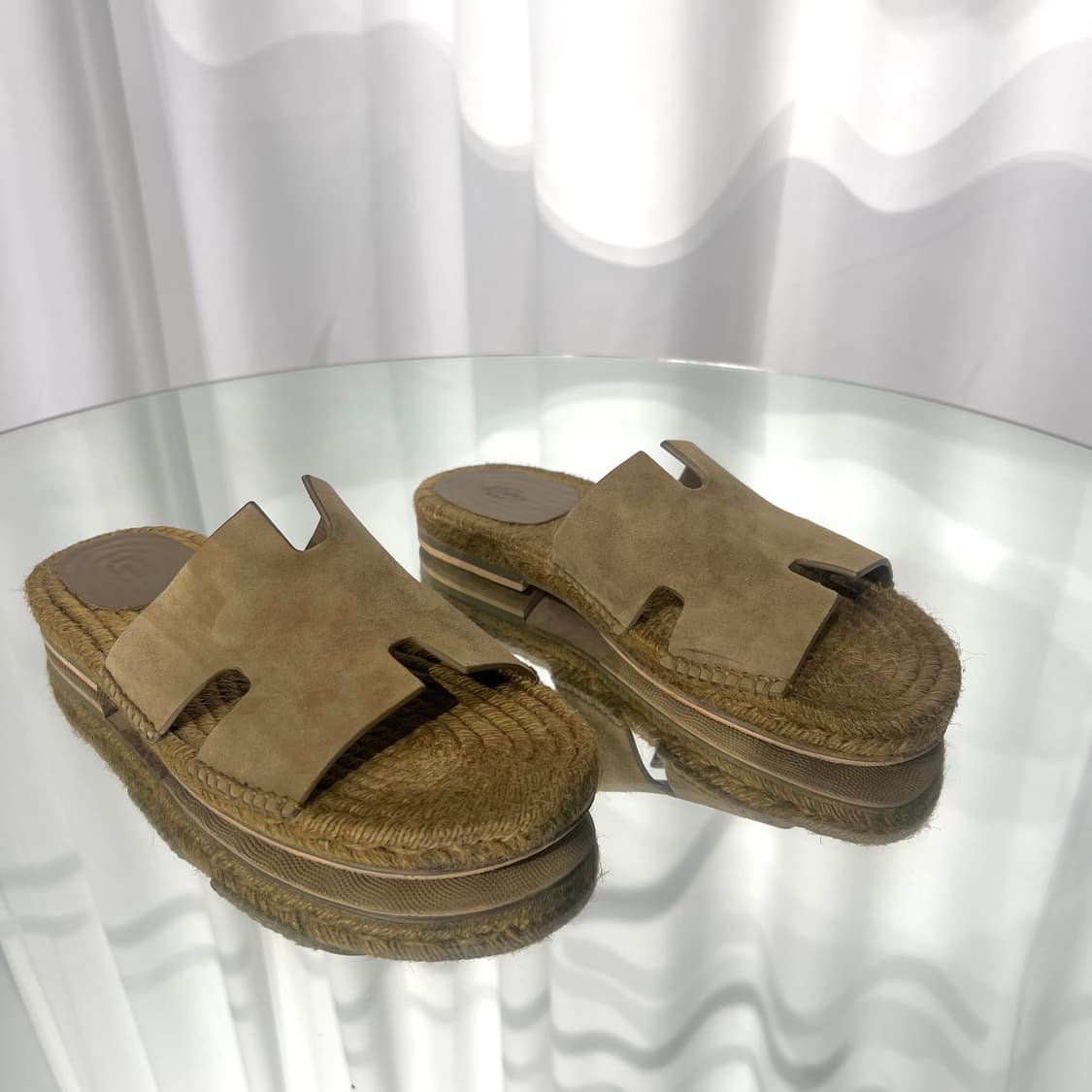 (270) 에르메스 안티구아 이즈미르 에스파듀 슬리퍼  상품이미지2