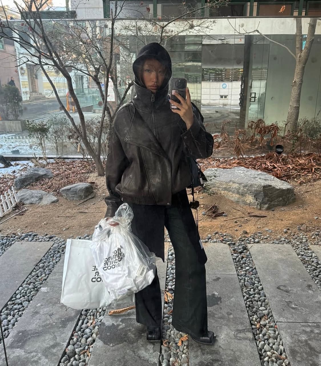 마지셔우드 램스킨 레더 자켓 상품이미지5