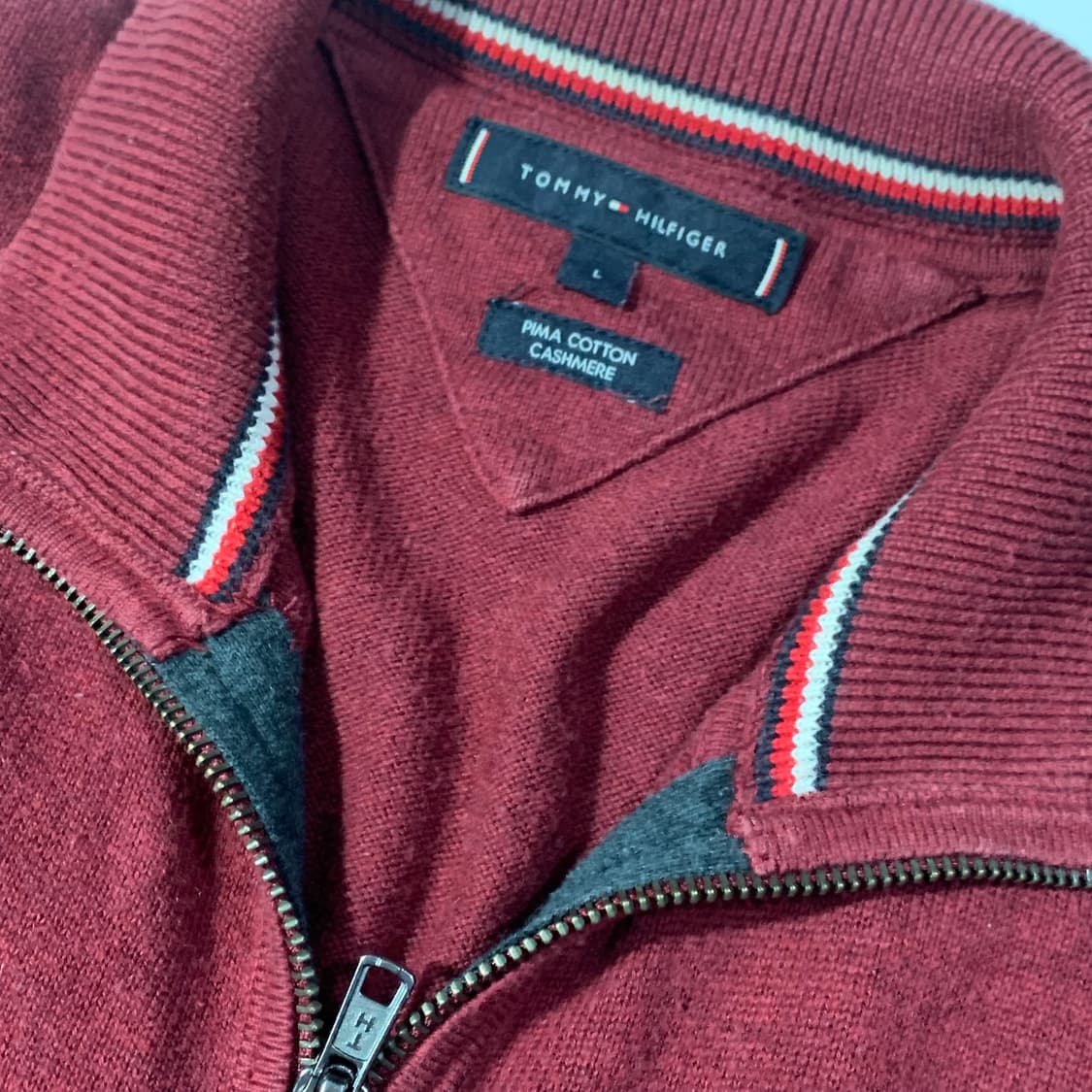 타미힐피거 니트 집업  상품이미지3