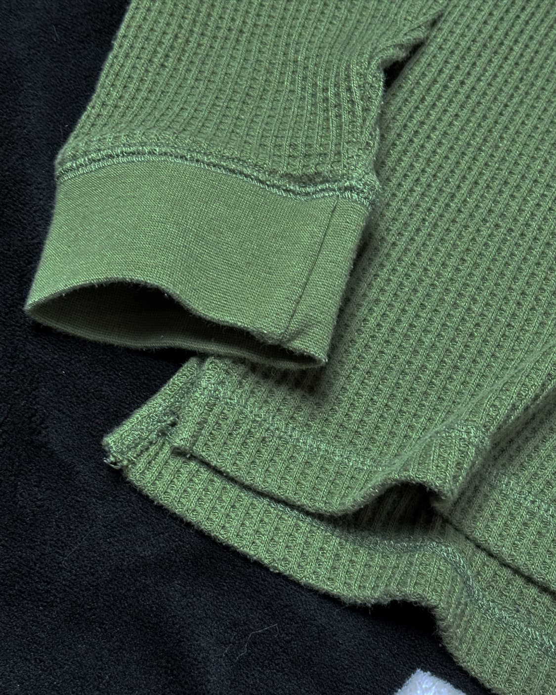 일본빈티지 와플 롱슬리브  상품이미지4