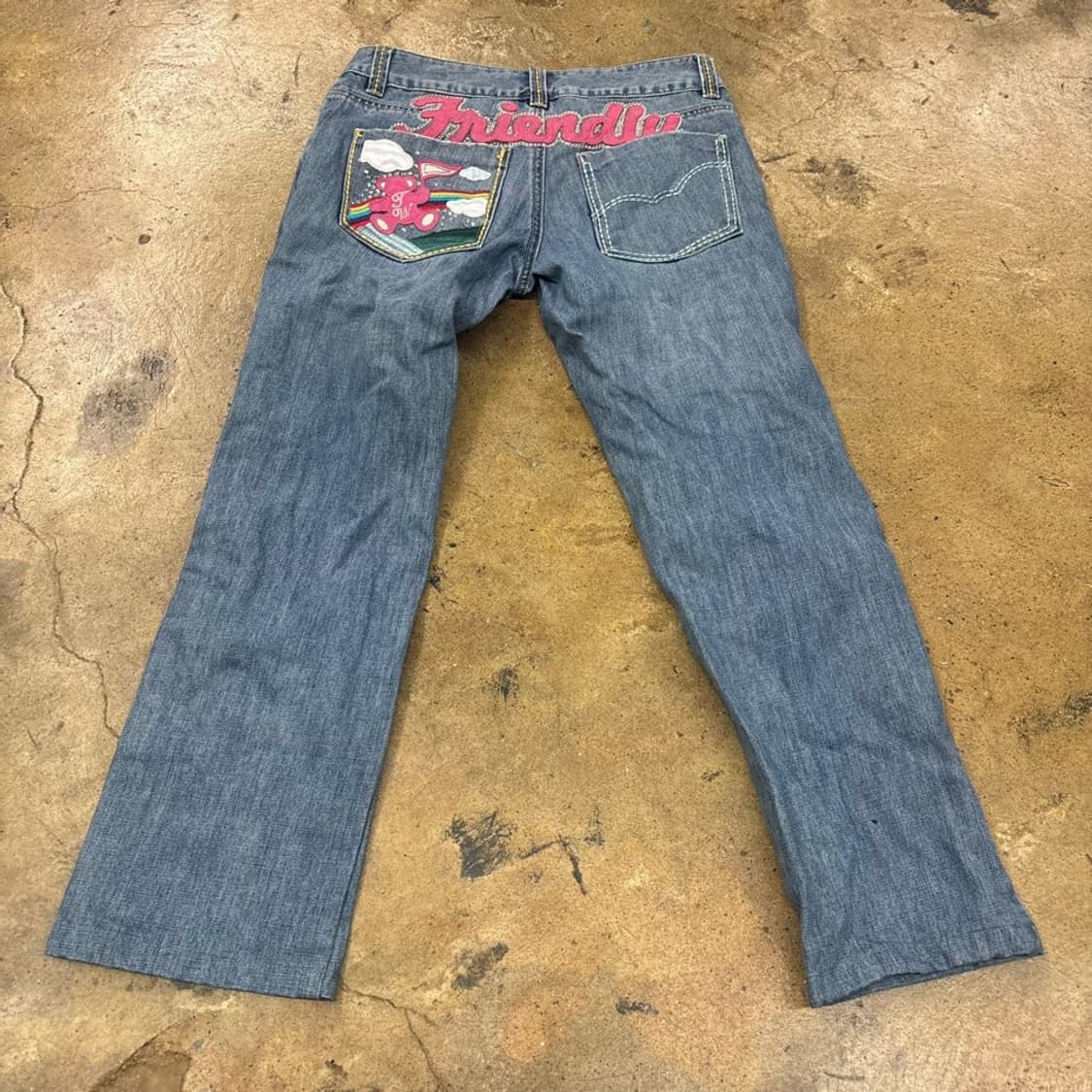 [정품] 티니위니 데님 청바지 귀여운 패치 장식 상품이미지3