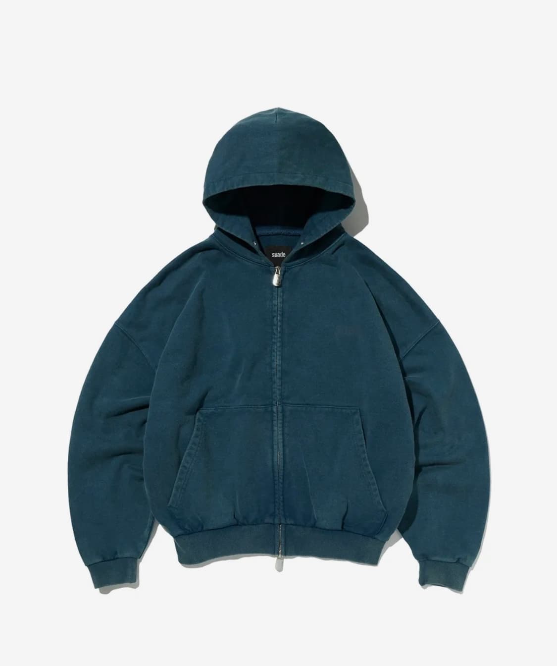 스웨이드 CROPPED WASHED HOOD ZIP UP S 상품이미지1