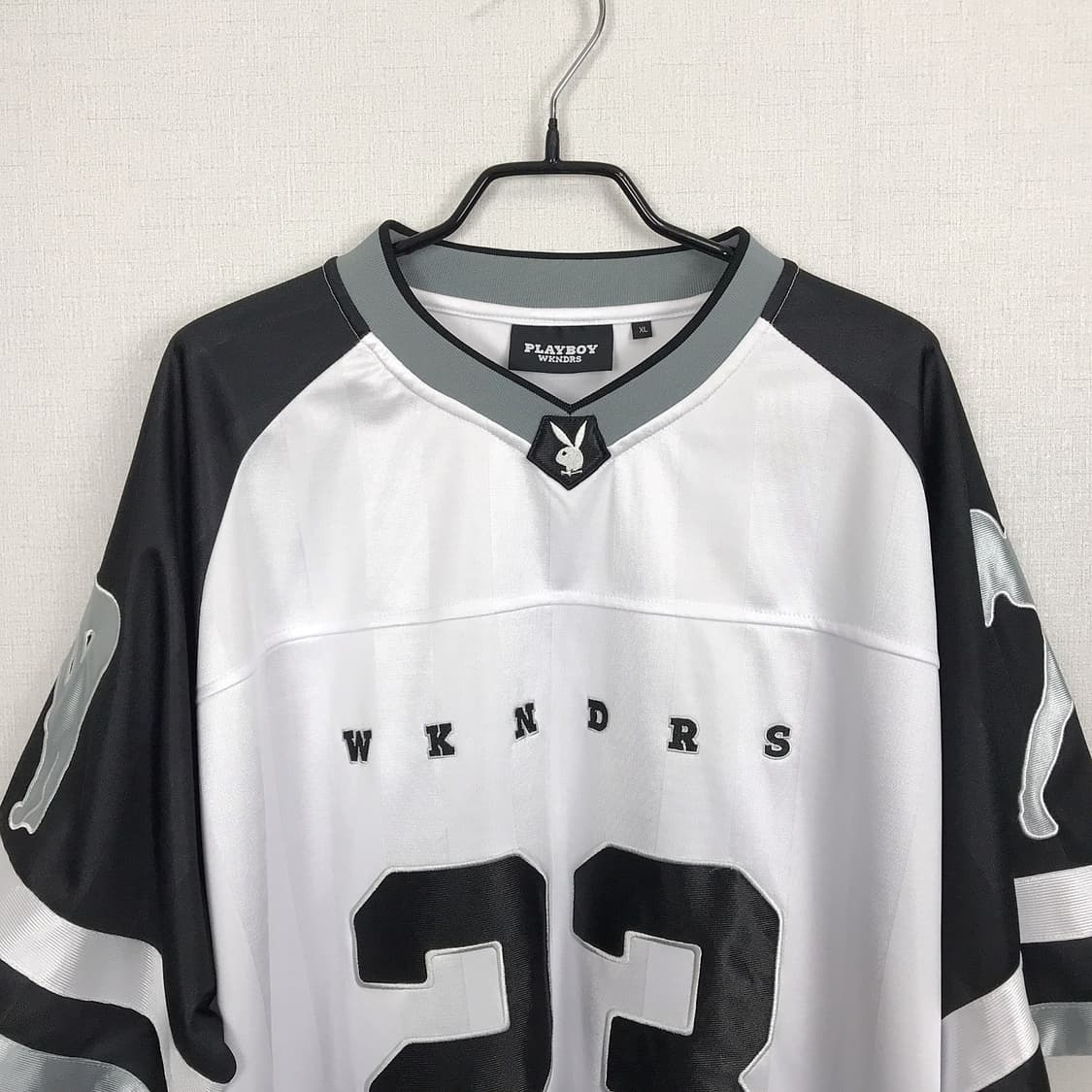 위캔더스 플레이보이 풋볼 반팔 져지 남성XL 상품이미지3
