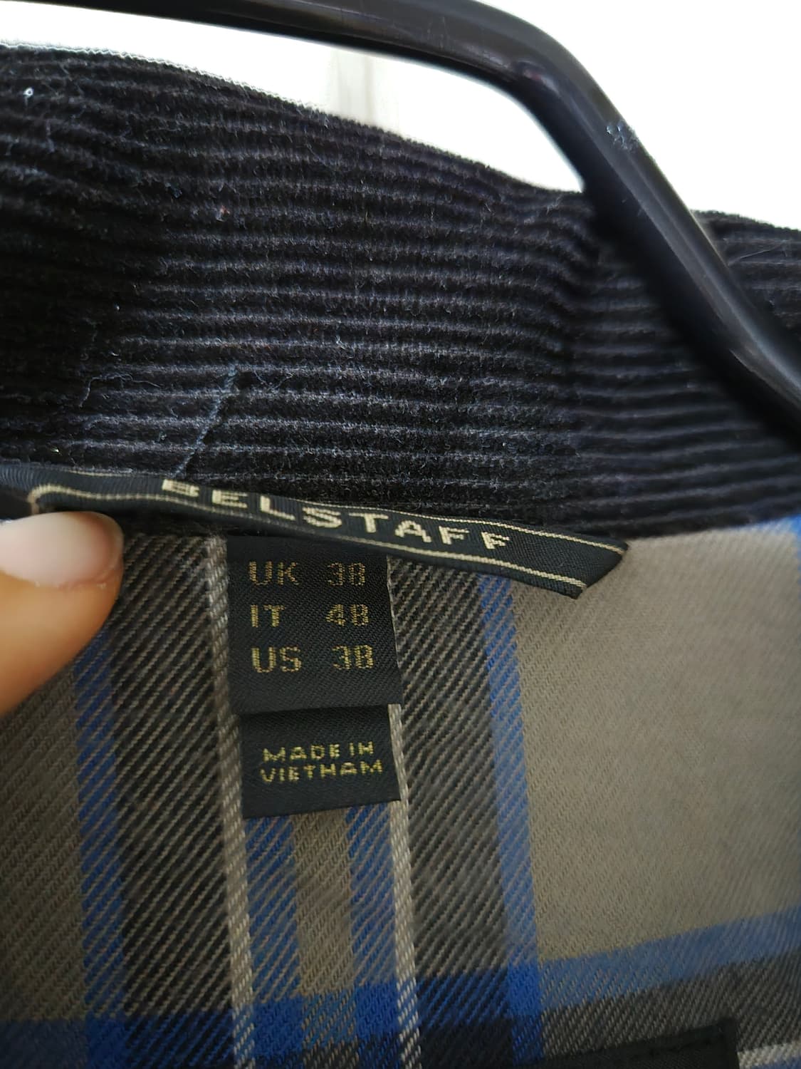 (정품) 벨스타프 스카우트  바람막이 자켓 봄버 왁싱자켓 38 상품이미지10