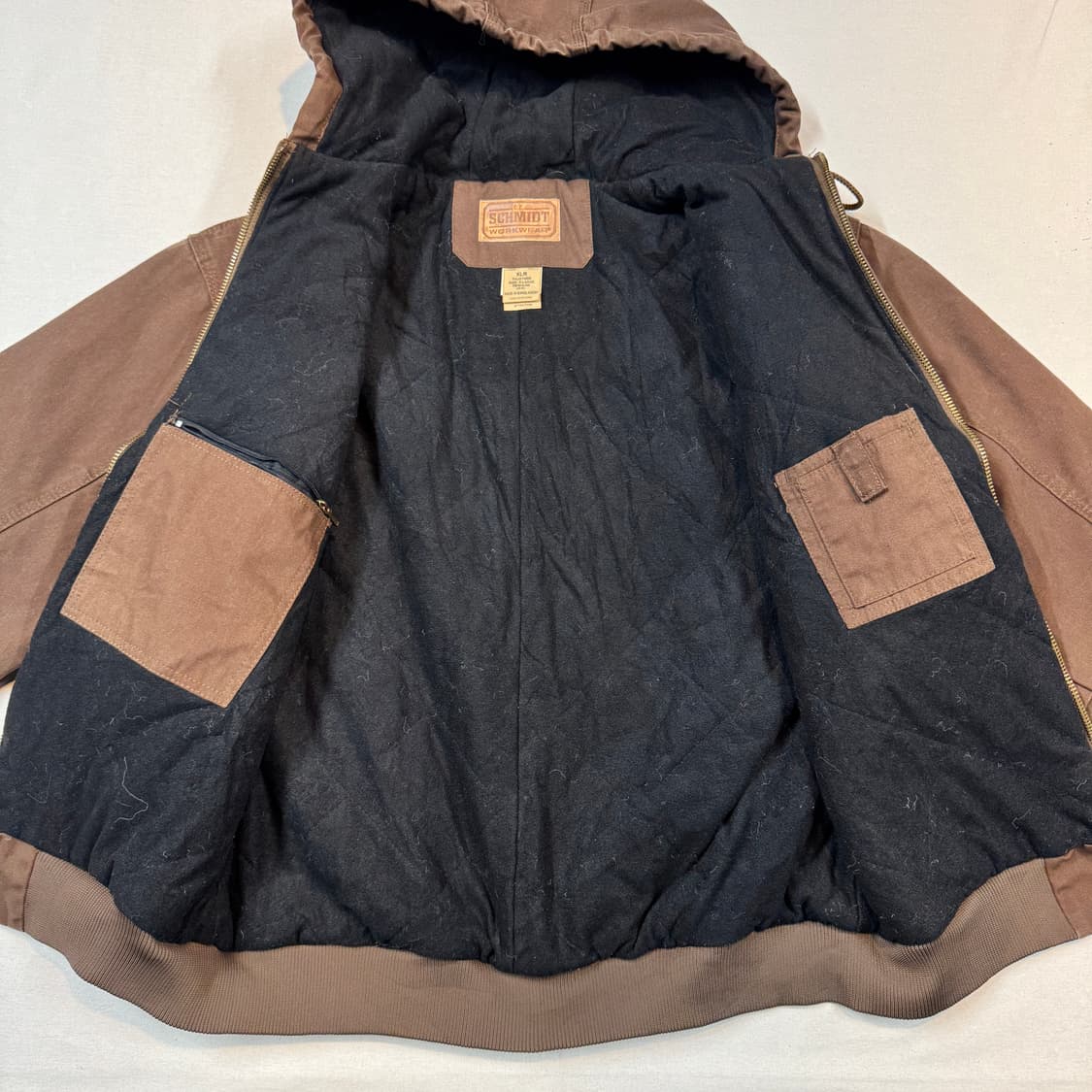 XL) SCHMIDT 슈미트 워크웨어 액티브 자켓 브라운 상품이미지5