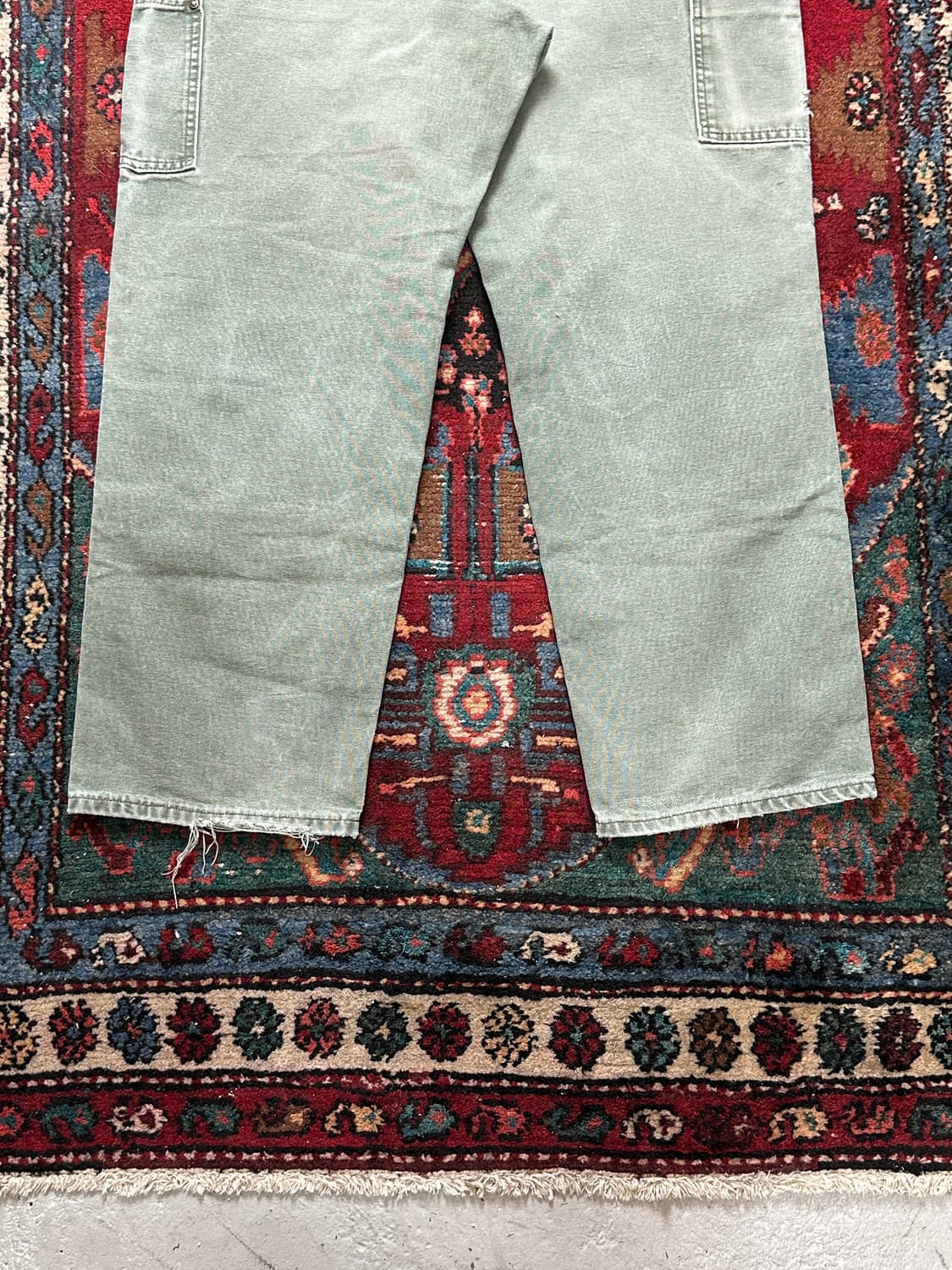 OG 칼하트 B136 더블니 MOS 칼하트 썩블니 모스그린 상품이미지8