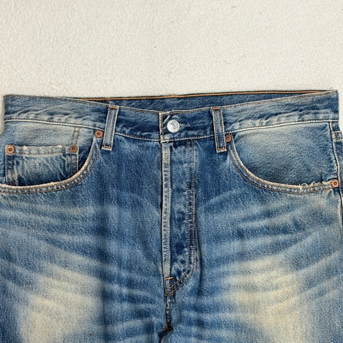 LEVI'S 501 데님 워싱진 84X86 상품이미지4