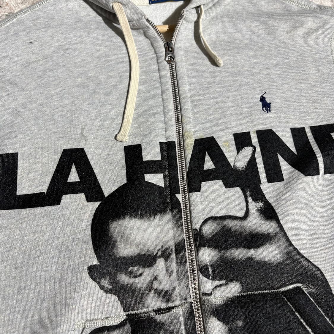 폴로 LA HAINE 커스텀 후드집업 상품이미지2