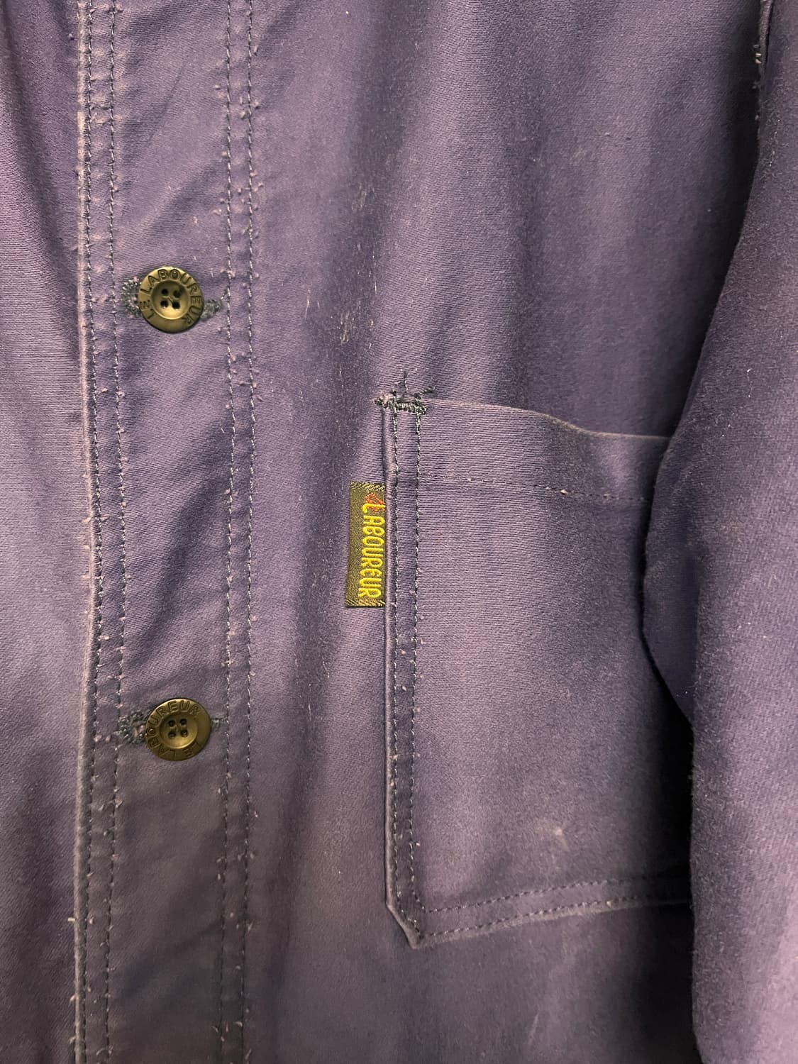 르라부어 몰스킨 프렌치워크자켓 3사이즈 상품이미지3