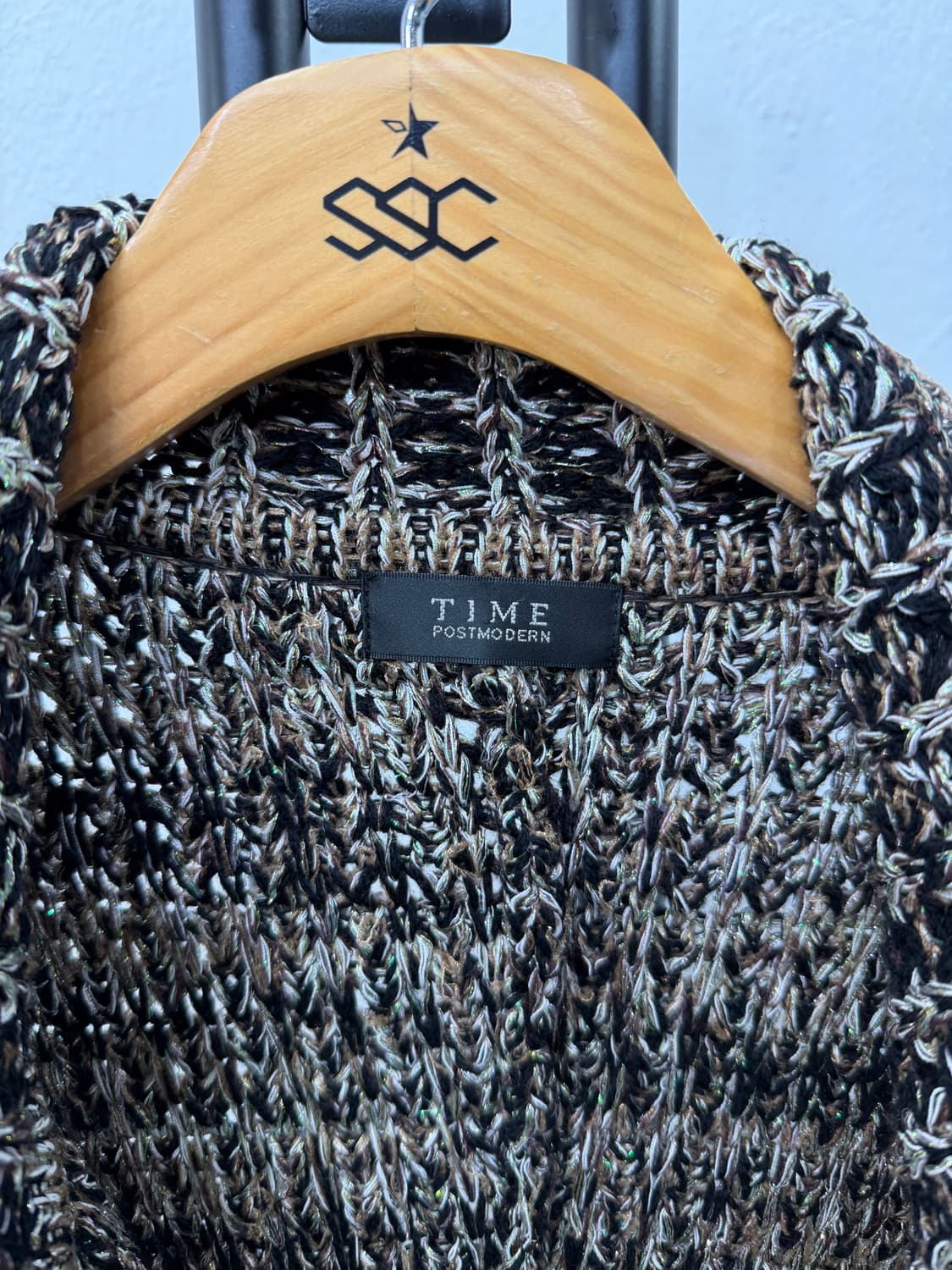 정품) TIME 타임 한섬 믹스 짜임 니트 가디건 90F 상품이미지6