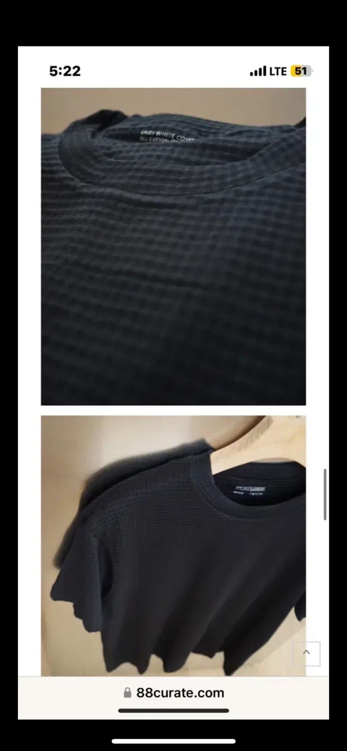 lady white co gauze t-shirt black 레이디화이트 상품이미지6