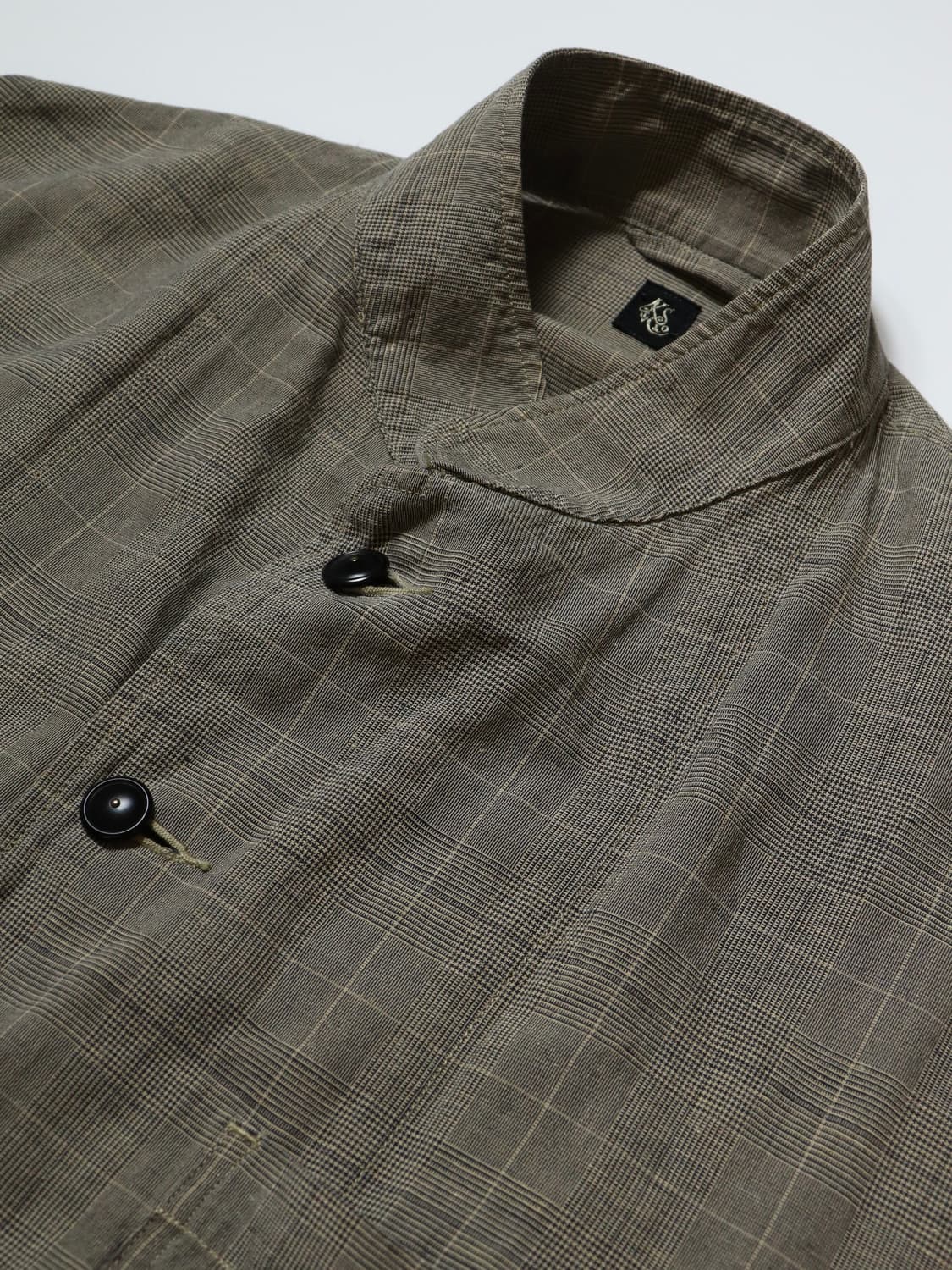 KAPTAIN SUNSHINE Glen Check Stand Collar 상품이미지3