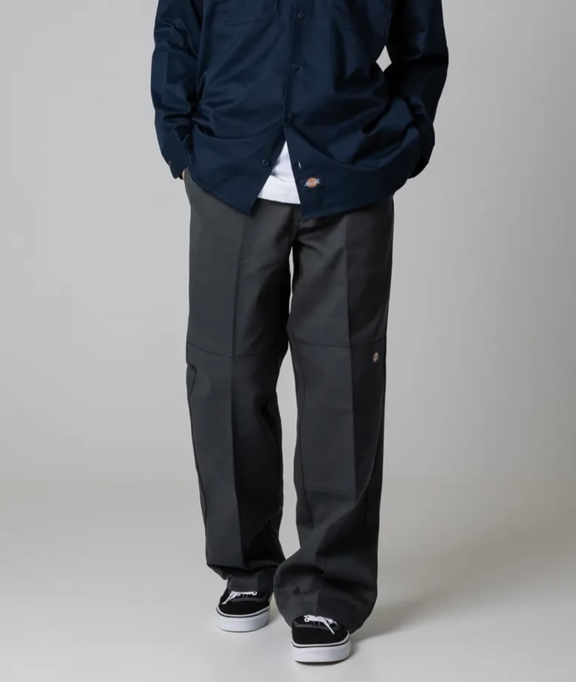 Dickie 더블니 워크팬츠 차콜 상품이미지4