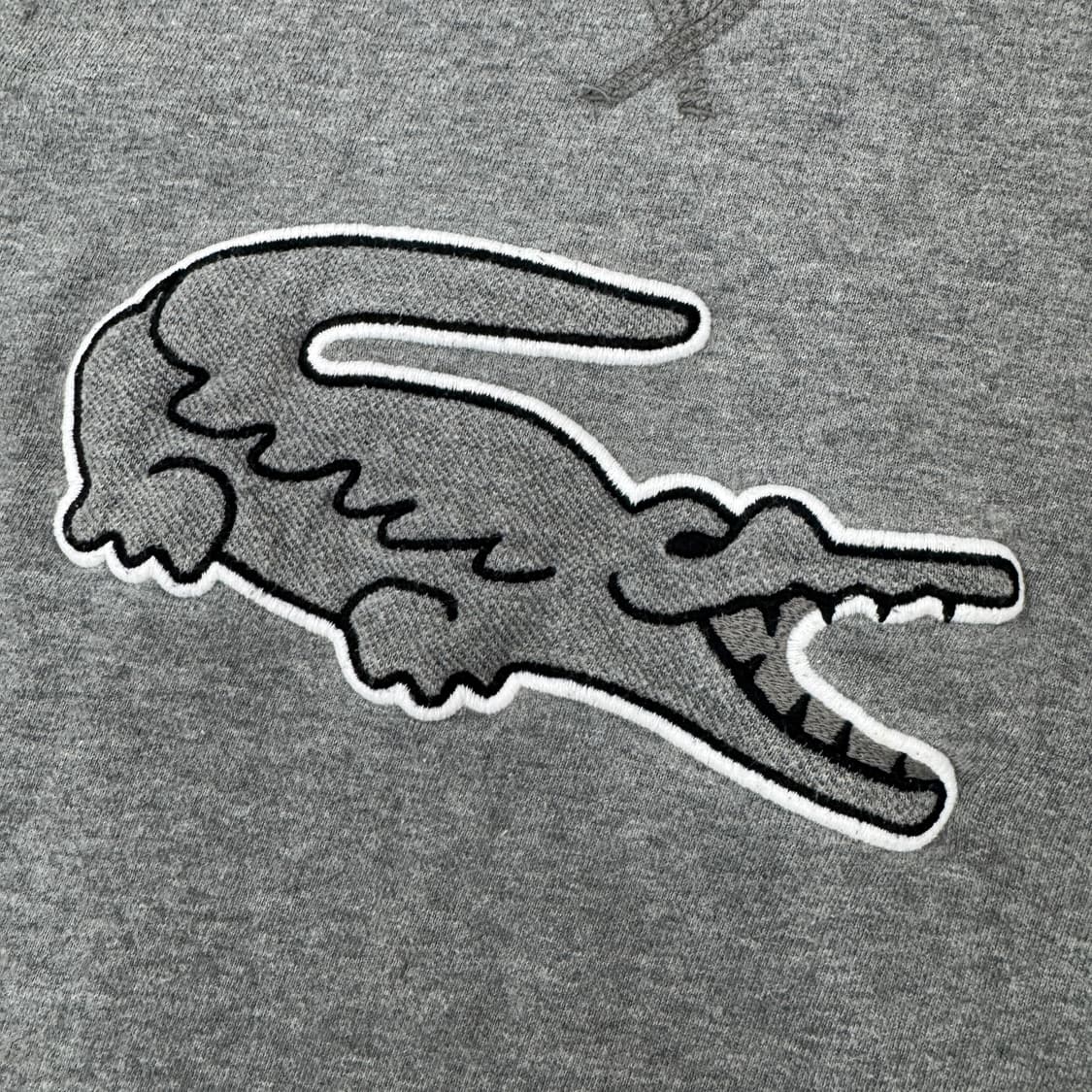 105 라코스테 빅로고 그레이 맨투맨 티셔츠  상품이미지3