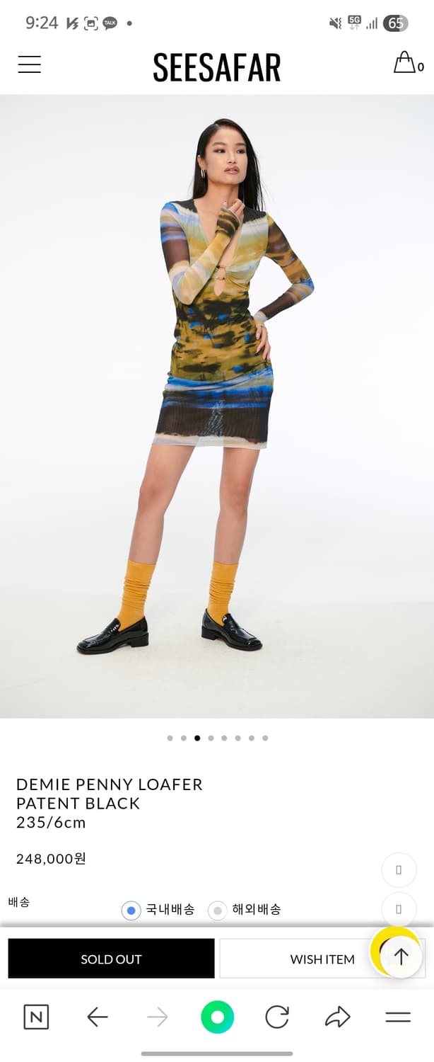 시즈어파 seesafar 6cm 로퍼 235(240 추천) 상품이미지3