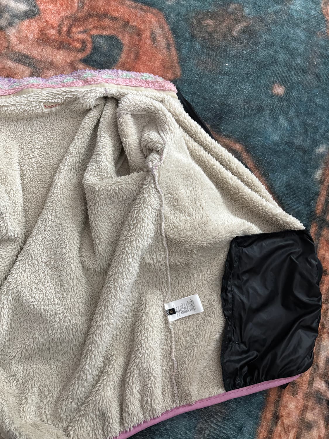 TTF✳️캐피탈 본 핑크 후리스 5사이즈 상품이미지7