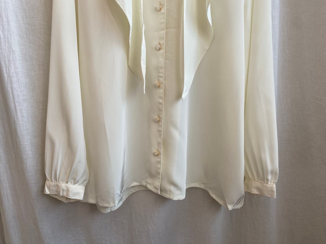 실키 펄 리본 블라우스(M-L) 상품이미지5