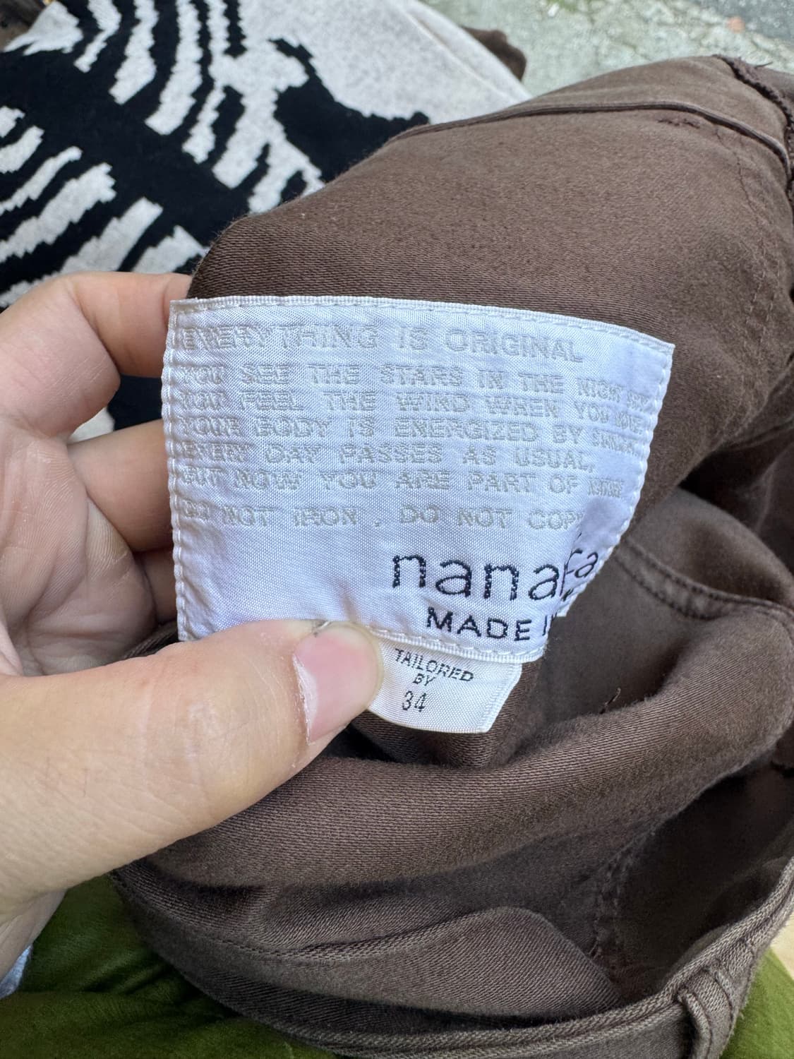 나나미카 몰스킨 프렌치 워크 셋업 상품이미지9