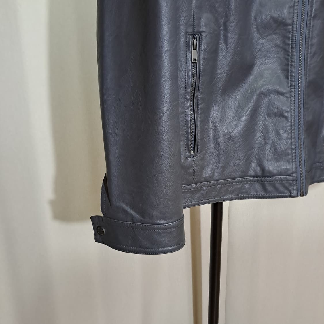 (택포) 빠니깔레 비건레더 싱글 자켓 L B507 상품이미지3