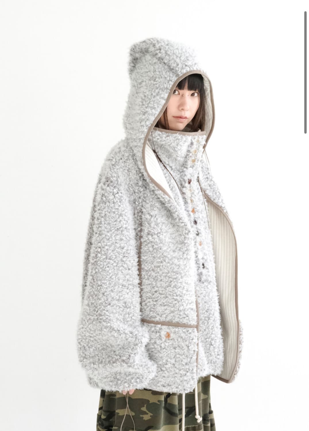 구해요)샵페어리 아우터 플리스 브라운 상품이미지1