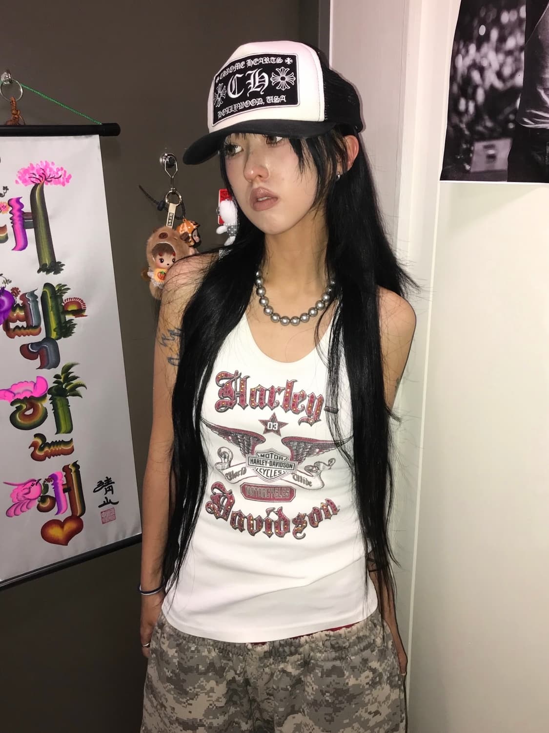 < Harley-Davidson Cubic Sleeveless Top > 상품이미지1