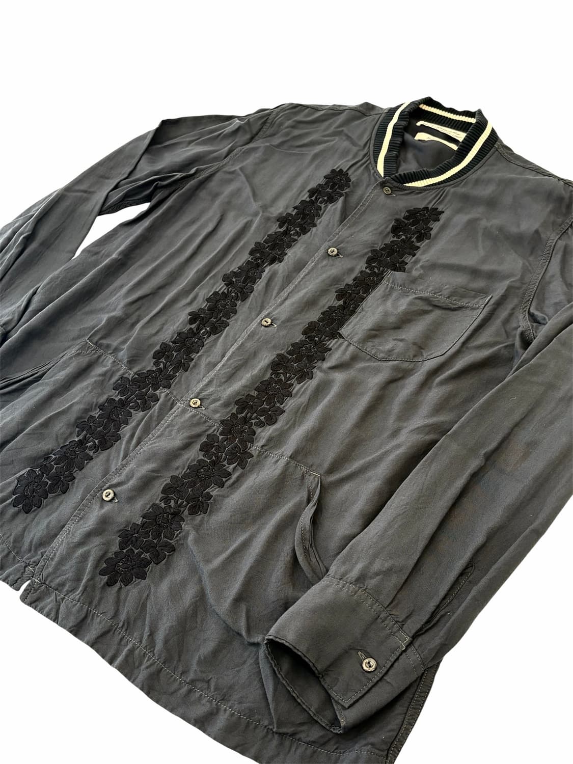 레미릴리프 레이온 자수자켓 상품이미지1