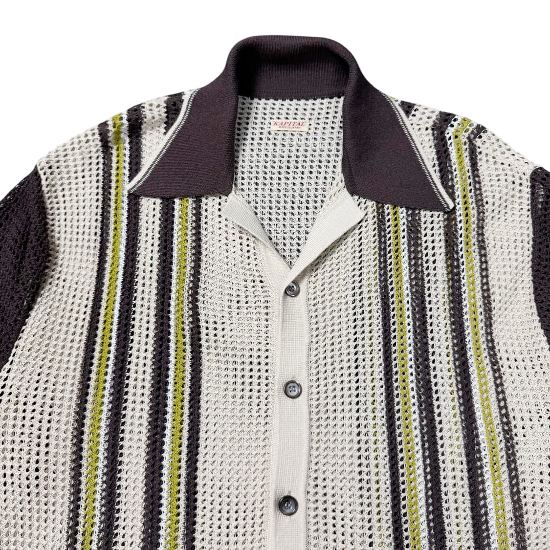 (3) 캐피탈 12G 메쉬 니트 테네시 쿠반 폴로 베이지 상품이미지2